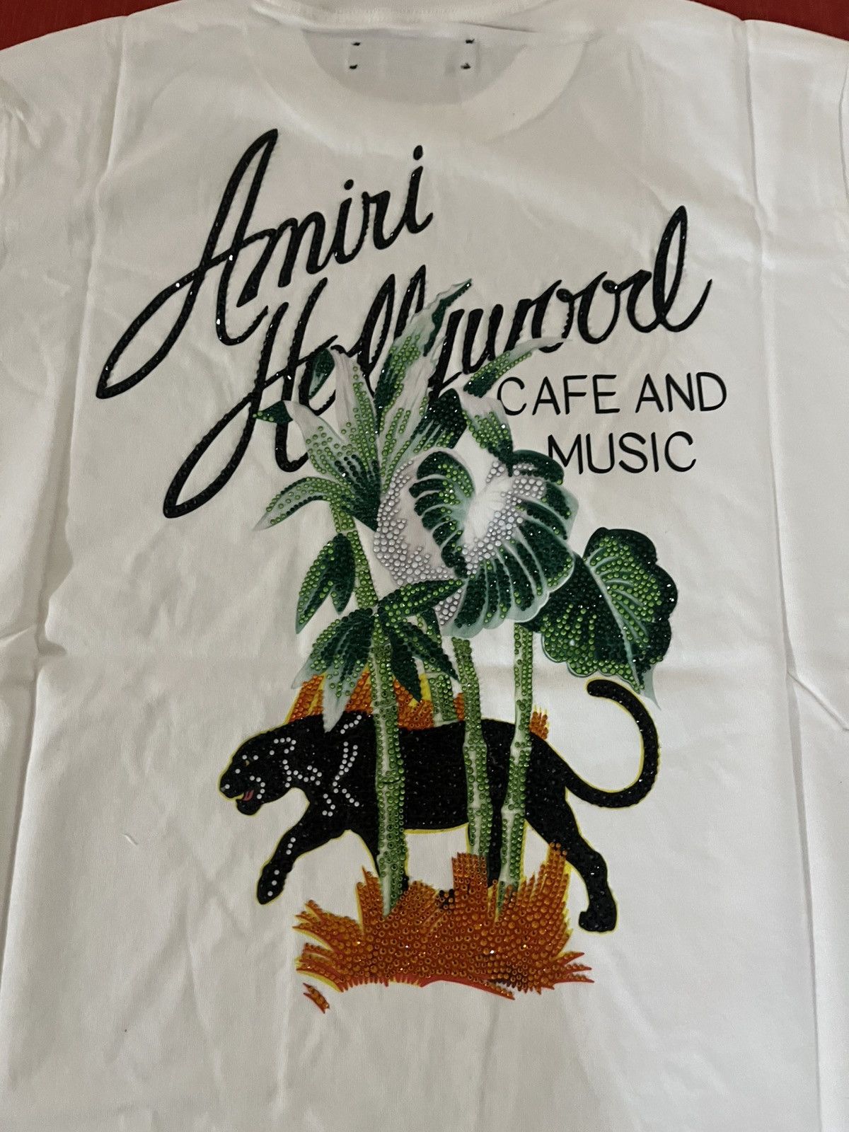 Amiri Amiri Crystal Hollywood Tee Sz L Size US L / EU 52-54 / 3 - 6 Thumbnail