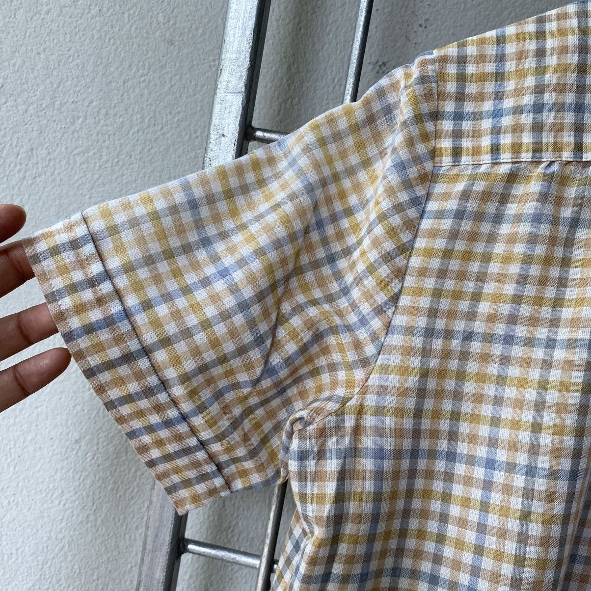 Burberry Burberrys Pastel Plaid Short Sleeve Shirt Size M / US 6-8 / IT 42-44 - 7 Thumbnail
