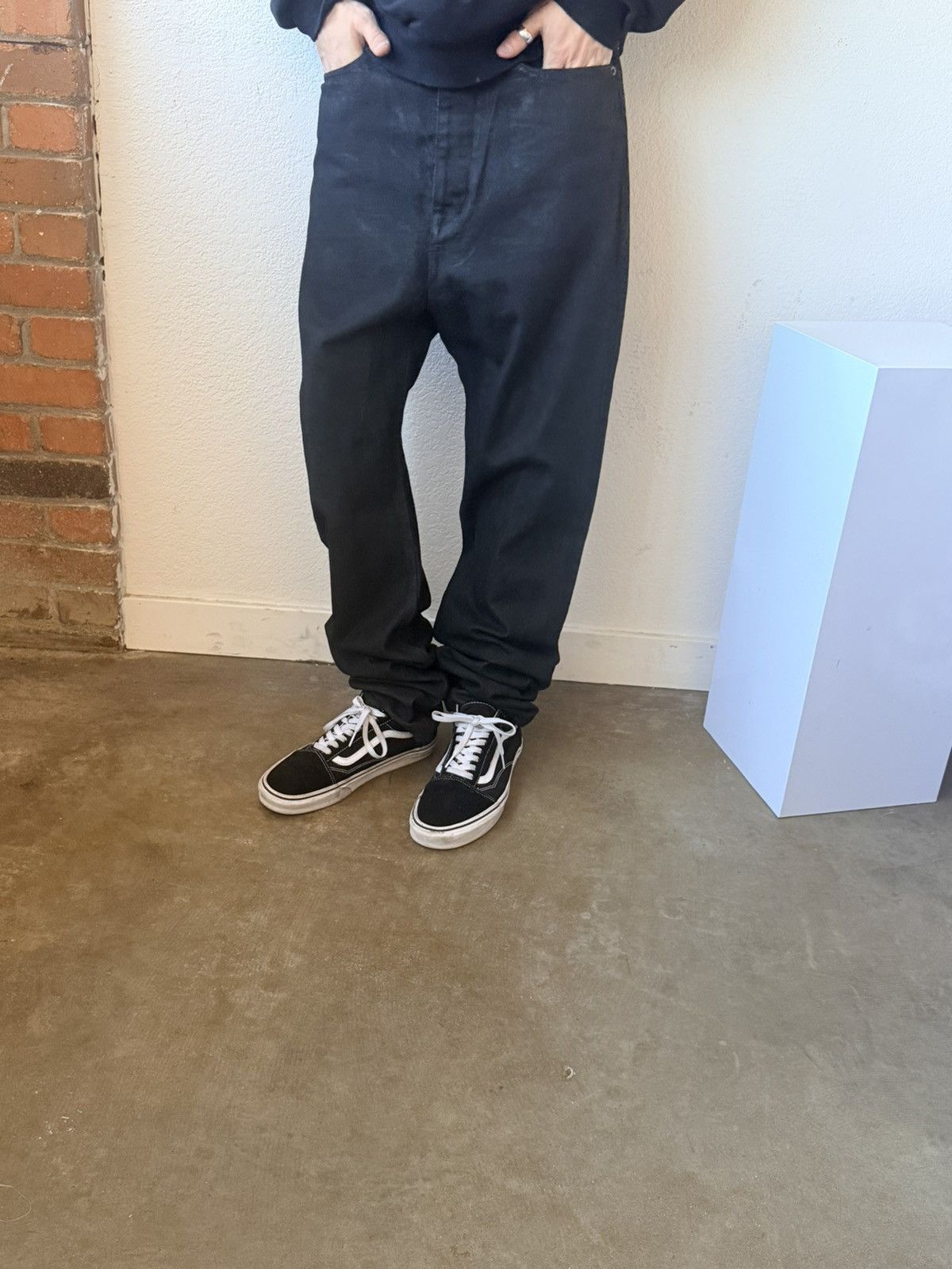 Rick Owens Rick Owens Selvedge Collapse Cut Size US 30 / EU 46 - 1 Thumbnail