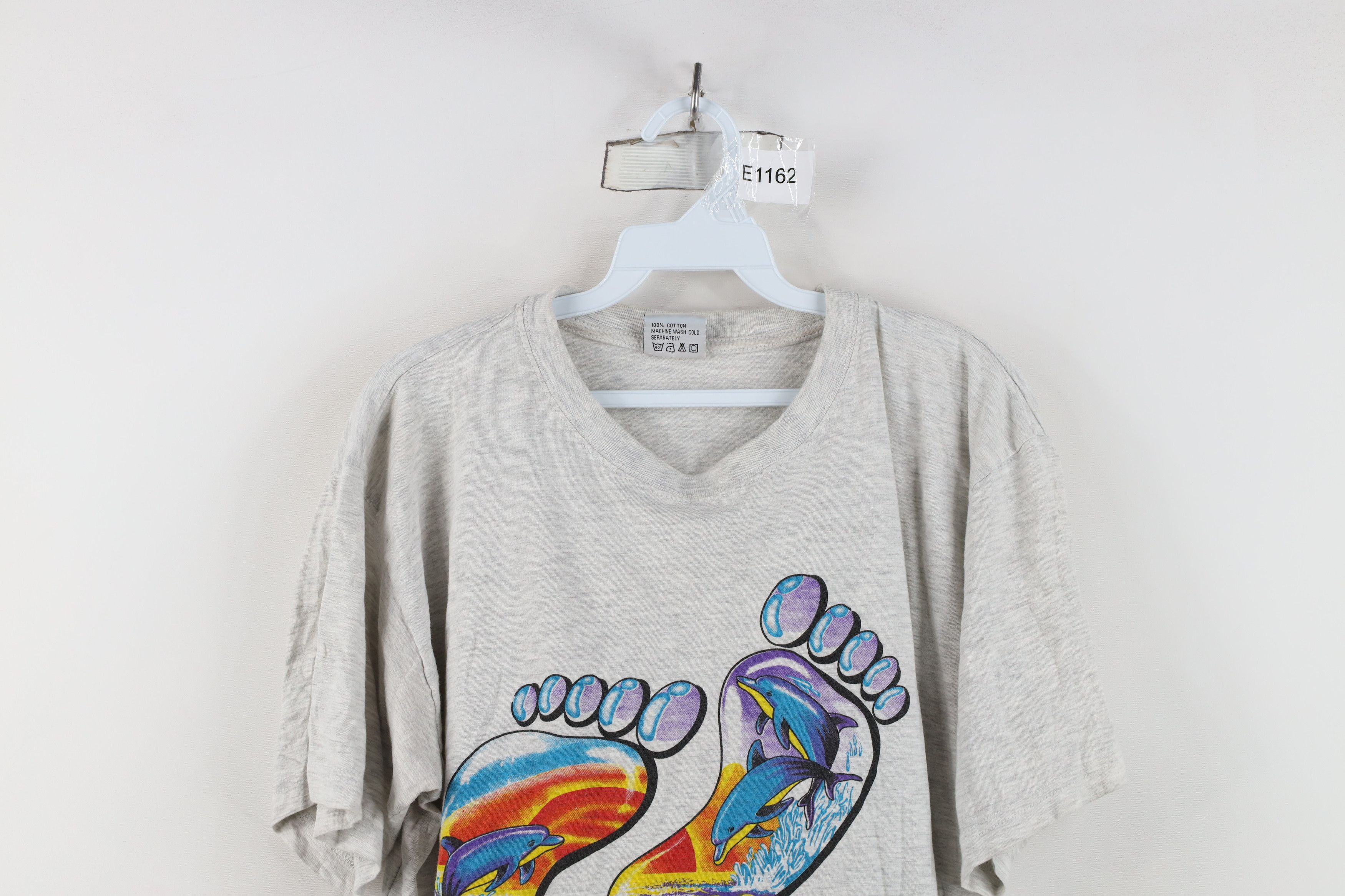 Vintage Vintage 90s Y2K Streetwear Nassau Bahamas Dolphin T-Shirt Size XL / US 12-14 / IT 48-50 - 2 Thumbnail