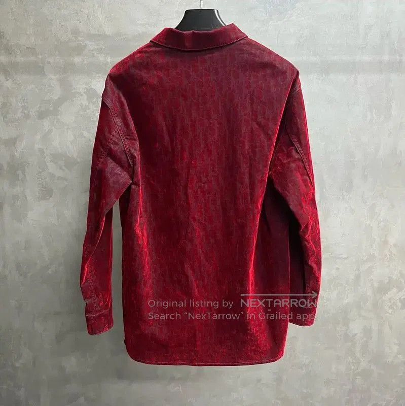 Dior Dior Red Cotton Men's Shirt . Size US XL / EU 56 / 4 - 2 Thumbnail