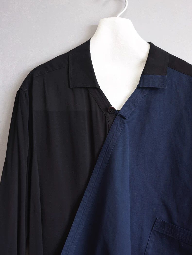 Yohji Yamamoto Yohji Yamamoto 17 SS Taoist robe rayon shirt 2506-Nextarrow Size US M / EU 48-50 / 2 - 2 Thumbnail