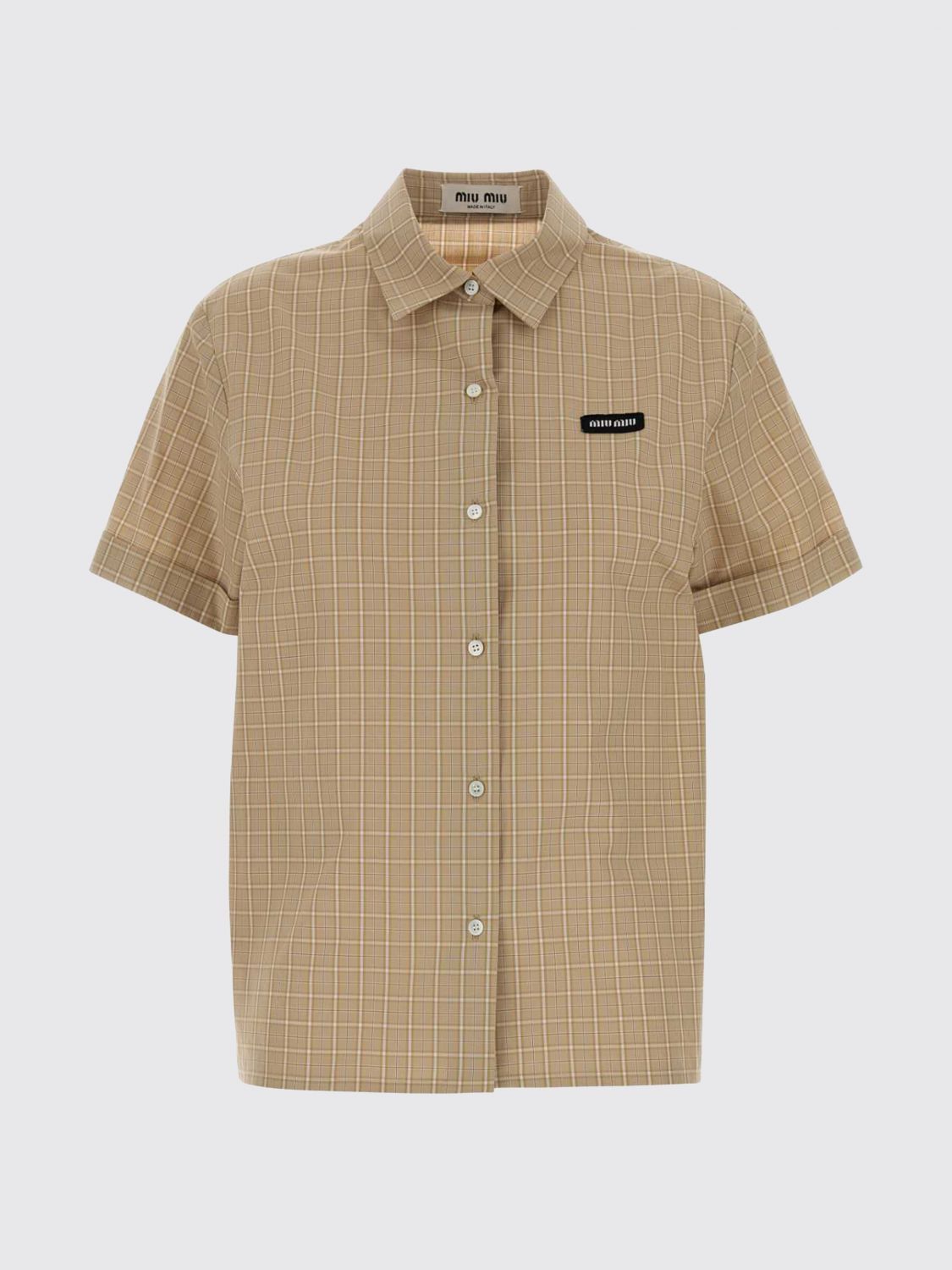 Miu Miu Miu Miu Shirt Woman White Size M / US 6-8 / IT 42-44 - 1 Preview