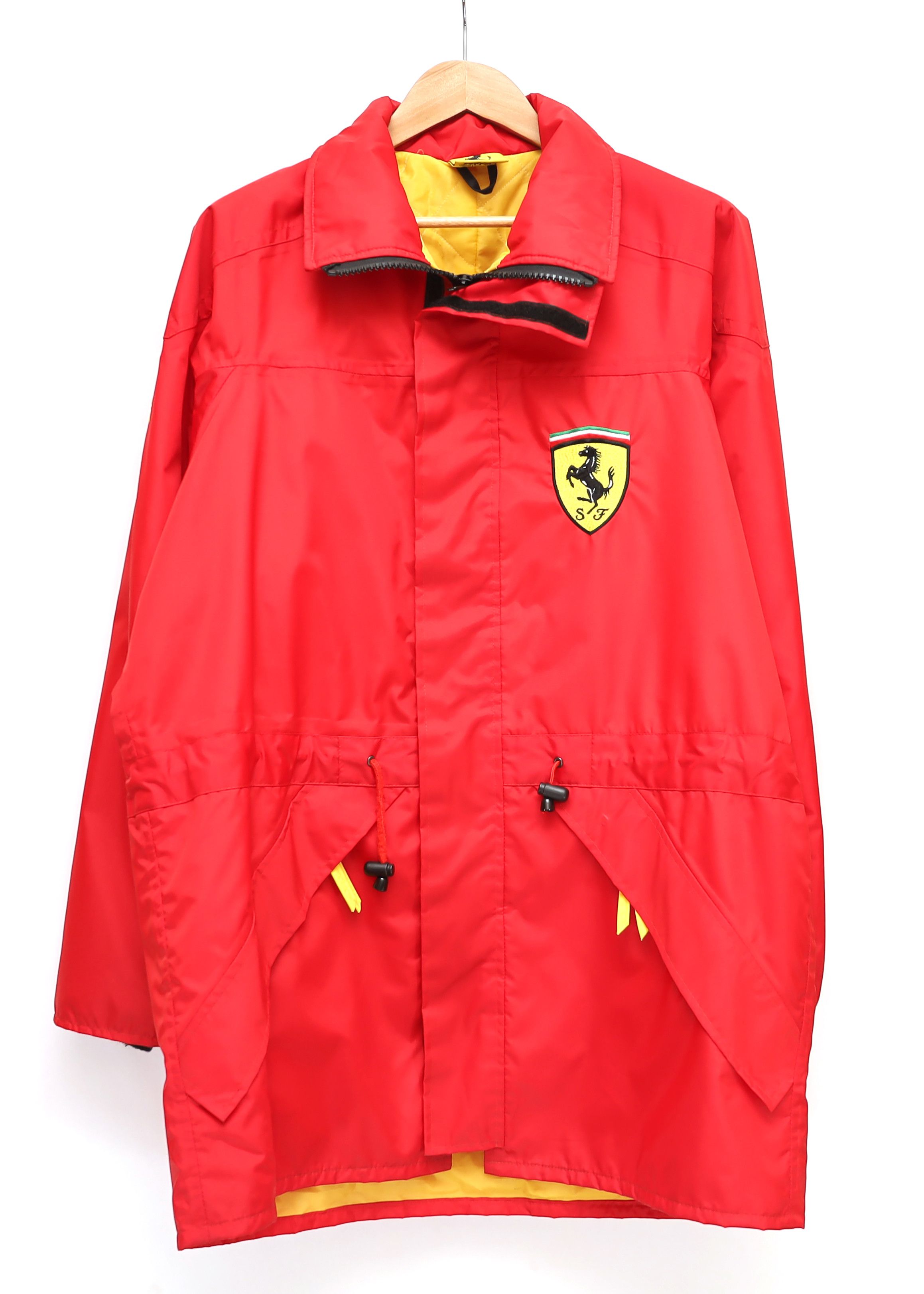 Vintage Ferrari Official 1996 Nylon Jacket Parka F1 Size L