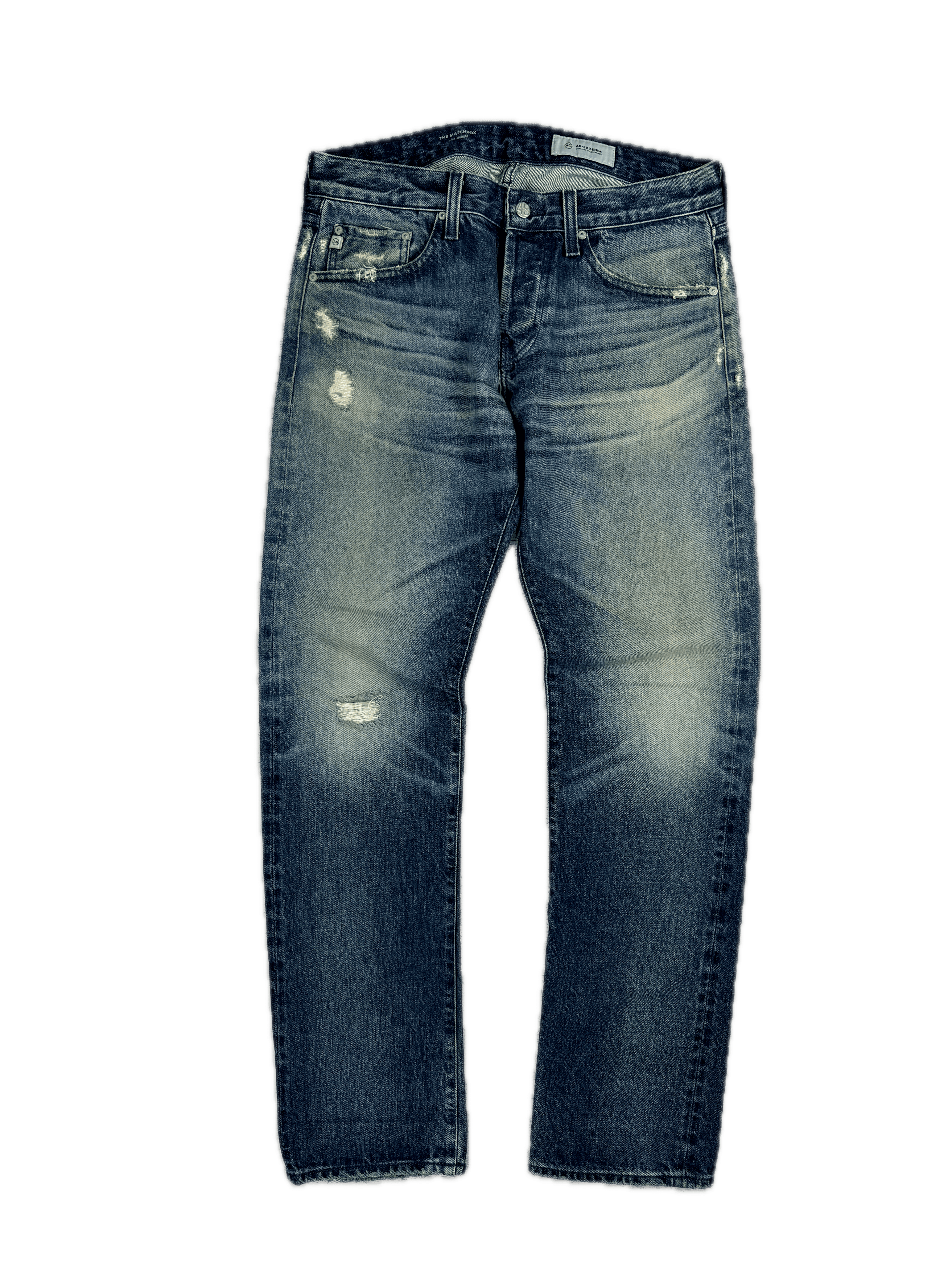 AG Adriano Goldschmied AG Adriano Goldschmied Denim Jeans Blue Ripped Aged Med Size US 32 / EU 48 - 1 Thumbnail