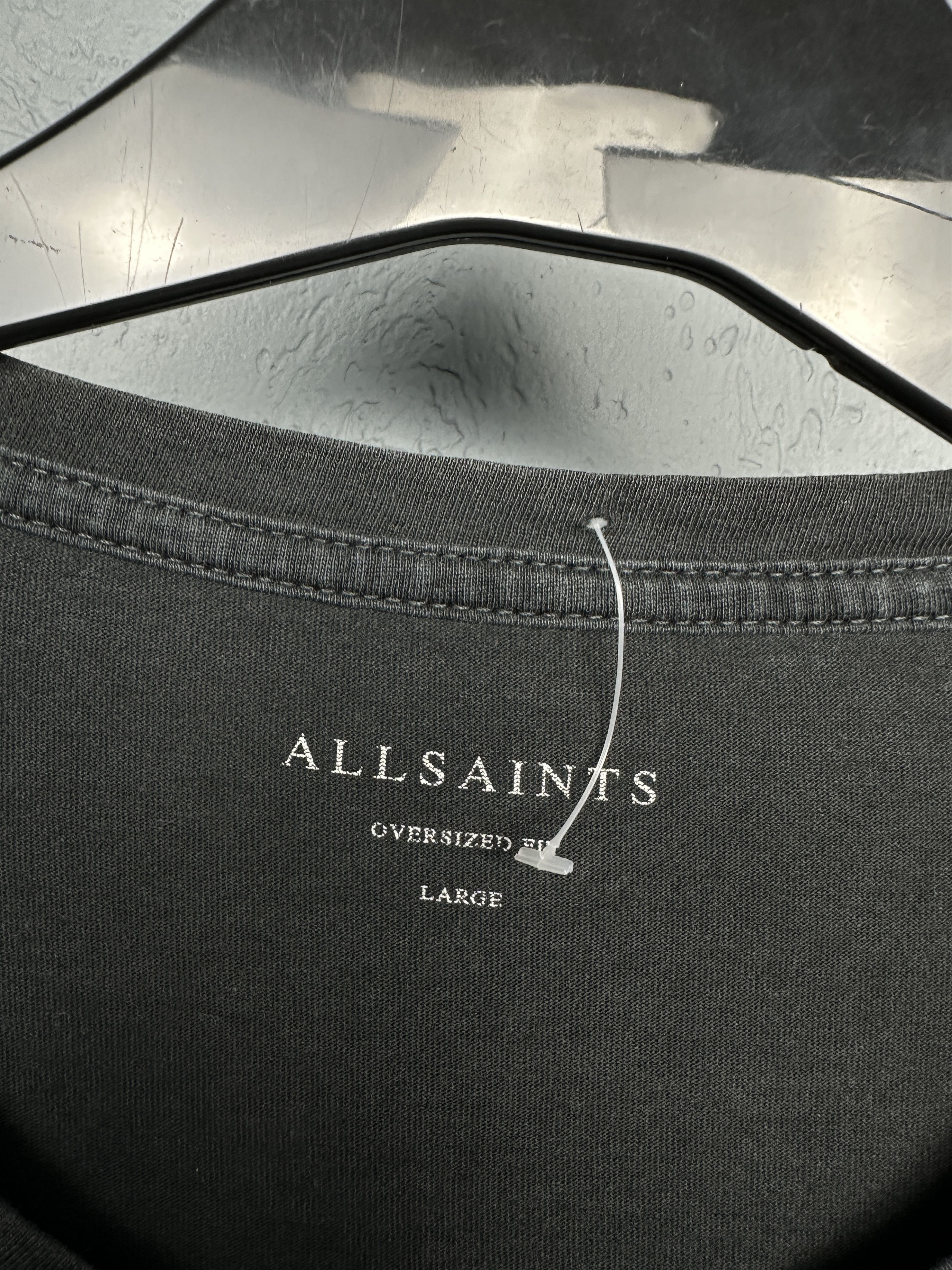 Allsaints Allsaints Mens Stars and Bars Crew Neck T-Shirt Size US L / EU 52-54 / 3 - 4 Thumbnail