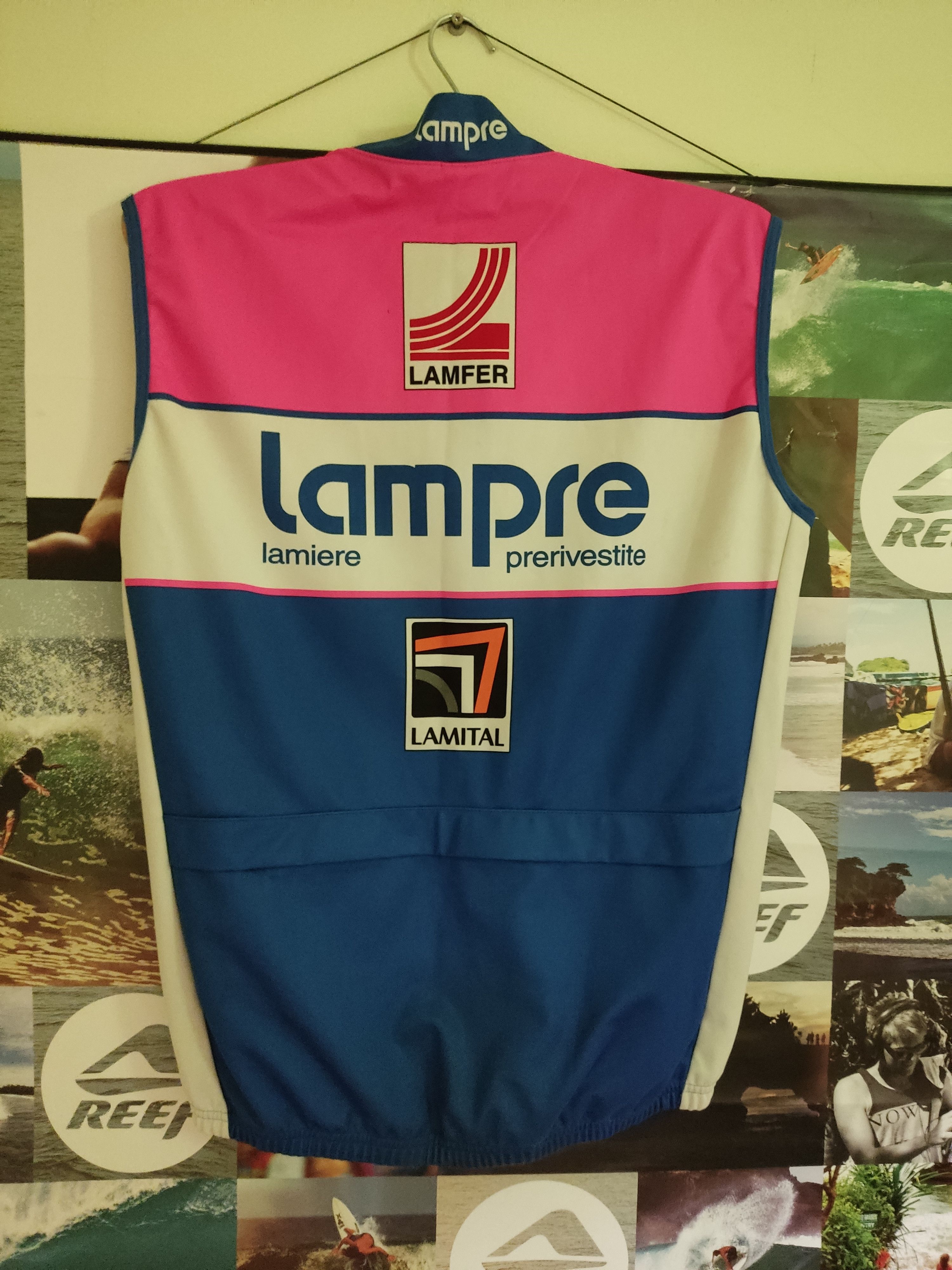 Designer × Vintage Lampre cycling Vest 2009 rare vintage Size US XL / EU 56 / 4 - 3 Thumbnail