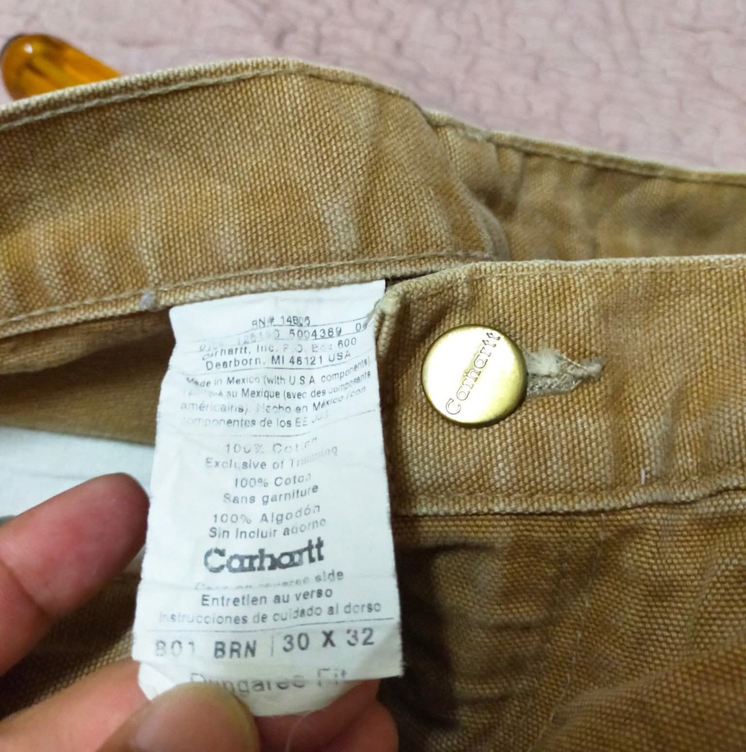 Other Vintage Carhartt Double Knee Pant Size US 29 - 7 Thumbnail