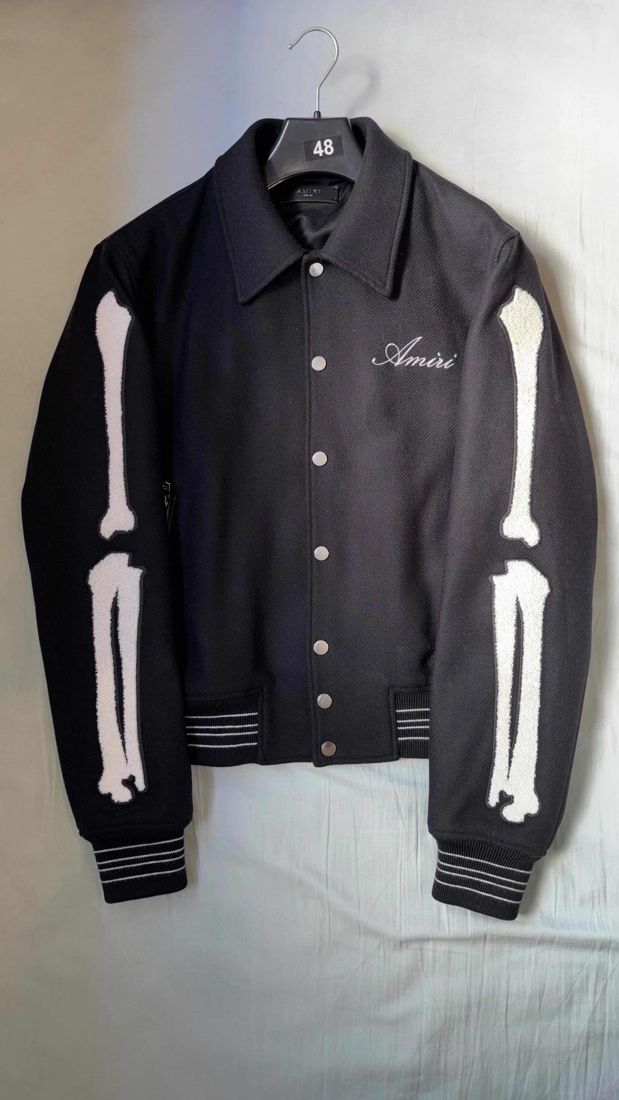 Amiri Amiri Bones Varsity Jacket - dmc99 Size US M / EU 48-50 / 2 - 1 Thumbnail
