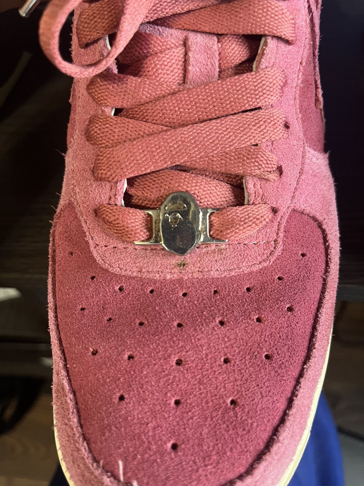 Bape Bapesta pink suede Size US 10 / EU 43 - 10 Thumbnail