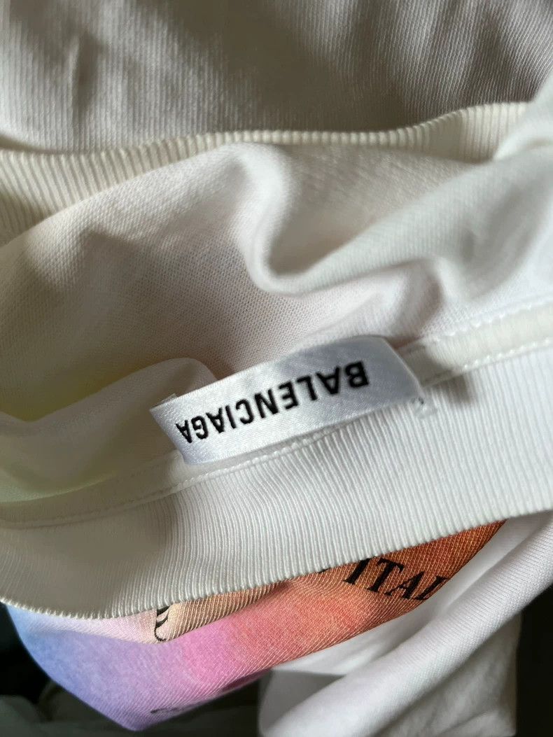 Balenciaga Balenciaga Palette Logo Long T-Shirt Size US XS / EU 42 / 0 - 6 Thumbnail