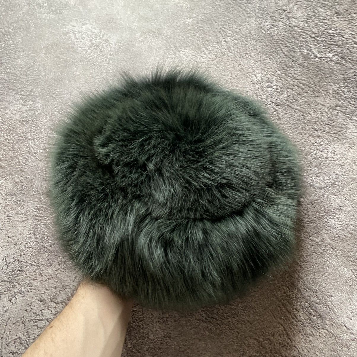 Vintage Vintage 90s Mohair Fuzzy Beanie Hat Oversized Goth Rave OS Size ONE SIZE - 2 Thumbnail