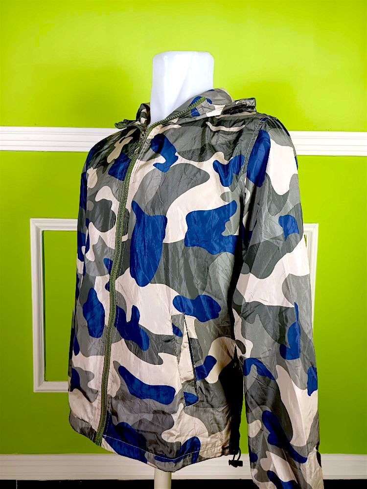 Other UNKNOWN BRAND Light Running Camo Hoodie Jacket "NoTags" Size US L / EU 52-54 / 3 - 18 Thumbnail