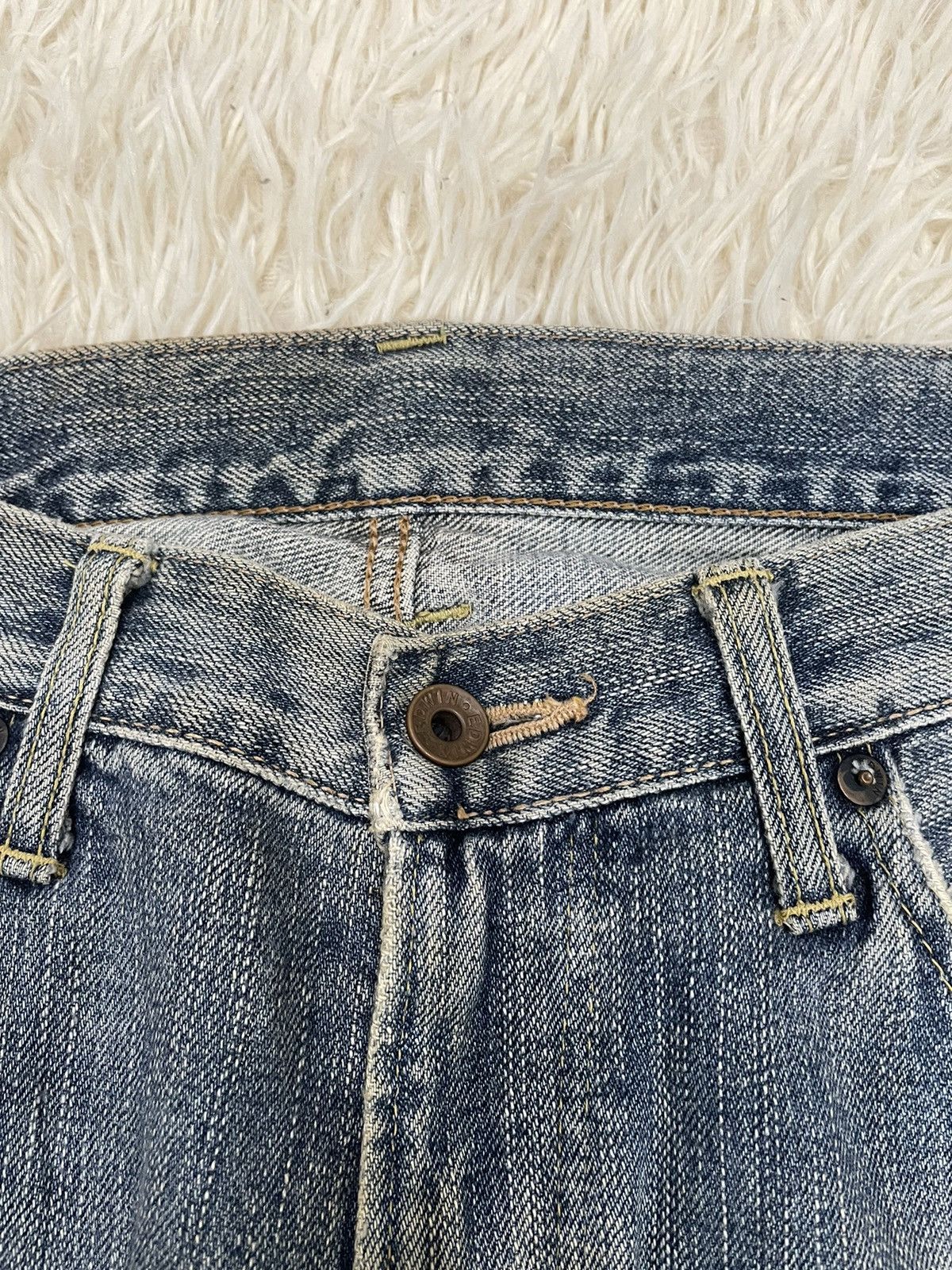 Edwin Final Drop‼️Distressed Vintage Edwin 505 Selvedge Denim Size US 32 / EU 48 - 11 Thumbnail