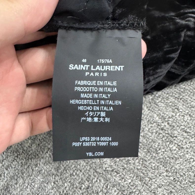 Saint Laurent Paris Saint Laurent Paris SLP Velvet Casual Pants Size 46-2507 Size US 44 / EU 60 - 4 Thumbnail