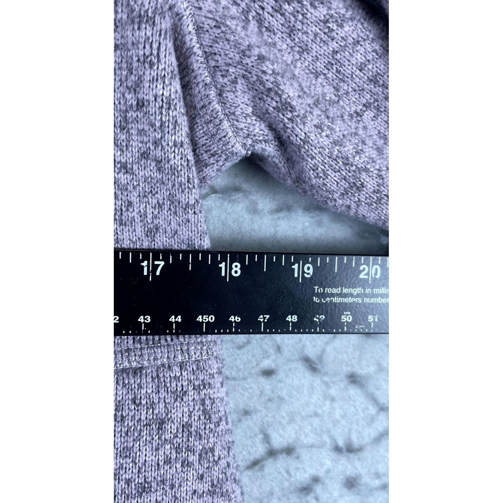 The North Face The North Face Jacket Womens M Purple Fleece Full Zip Outdoor Warm Casual Travel Size M / US 6-8 / IT 42-44 - 4 Thumbnail