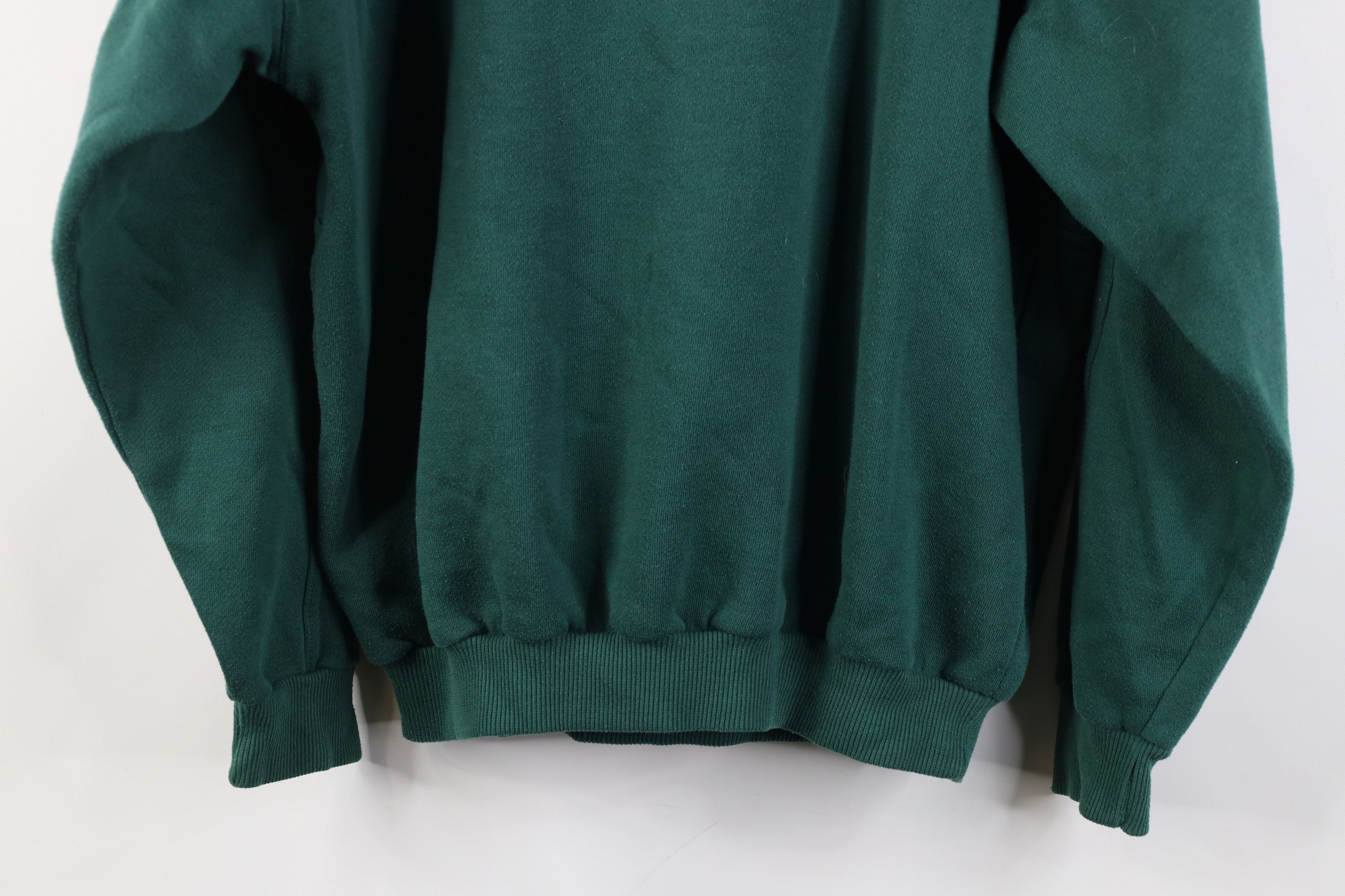Vintage Vintage 90s Streetwear Geometric Crewneck Sweatshirt Green Size L / US 10 / IT 46 - 15 Thumbnail