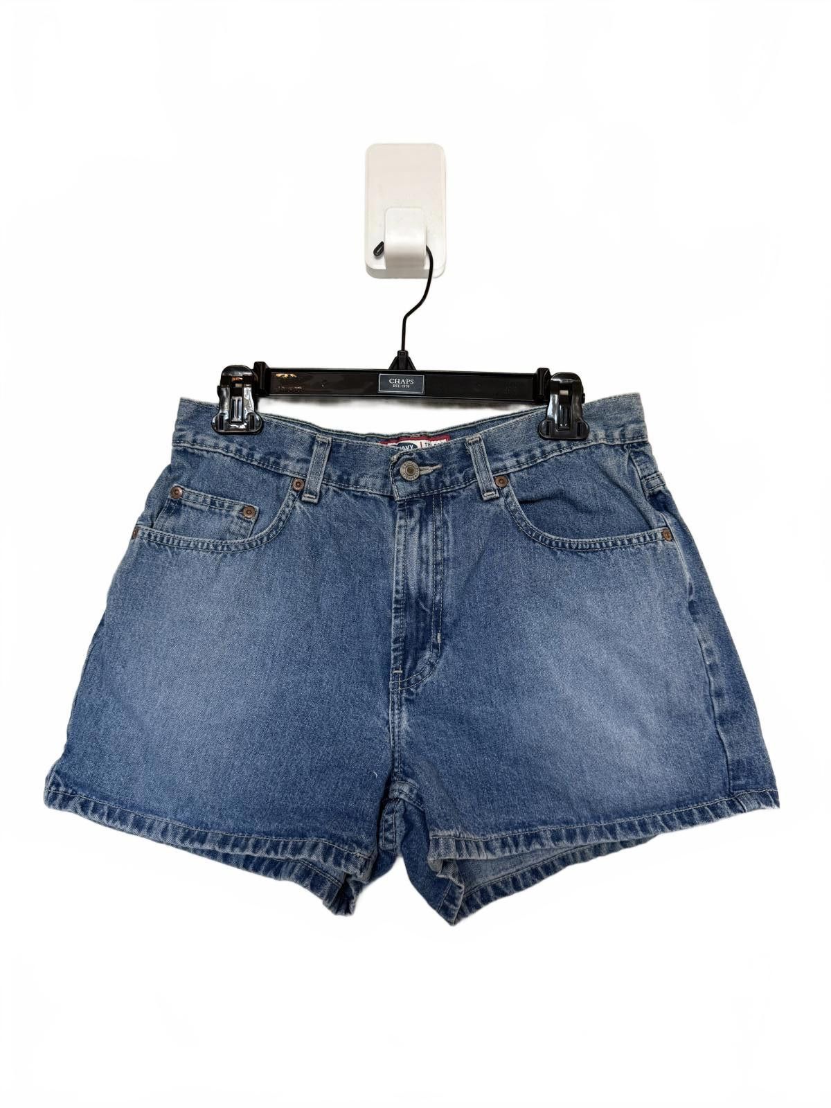 Old Navy Old Navy Vintage High-Waisted Denim Shorts Size 32" / US 10 / IT 46 - 3 Thumbnail
