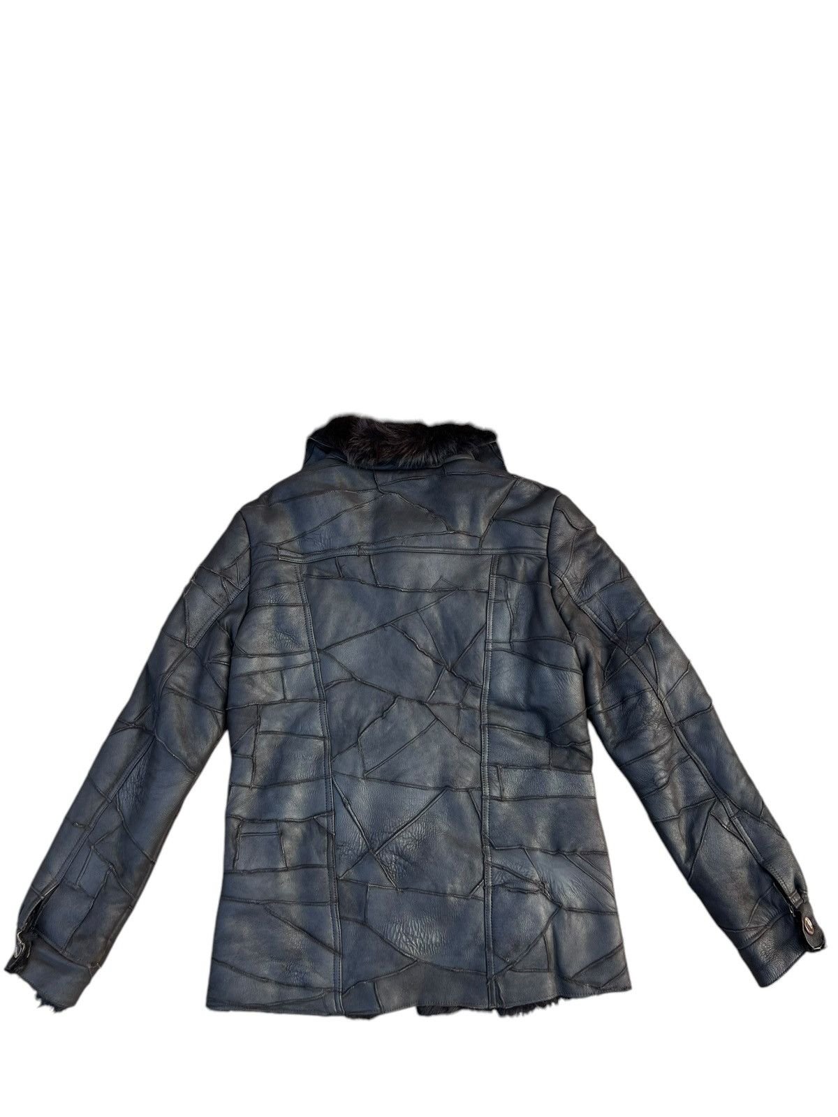 Leather Dope + Drakkar Patchwork Sheepskin Leather Shearling Jacket Size US M / EU 48-50 / 2 - 16 Thumbnail