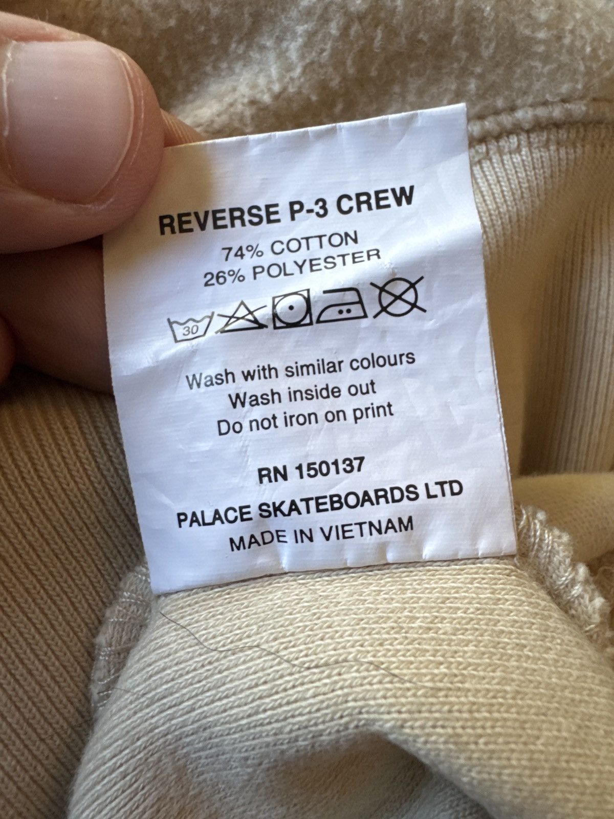 Palace Palace reverse p-3 crew Size US XL / EU 56 / 4 - 5 Thumbnail