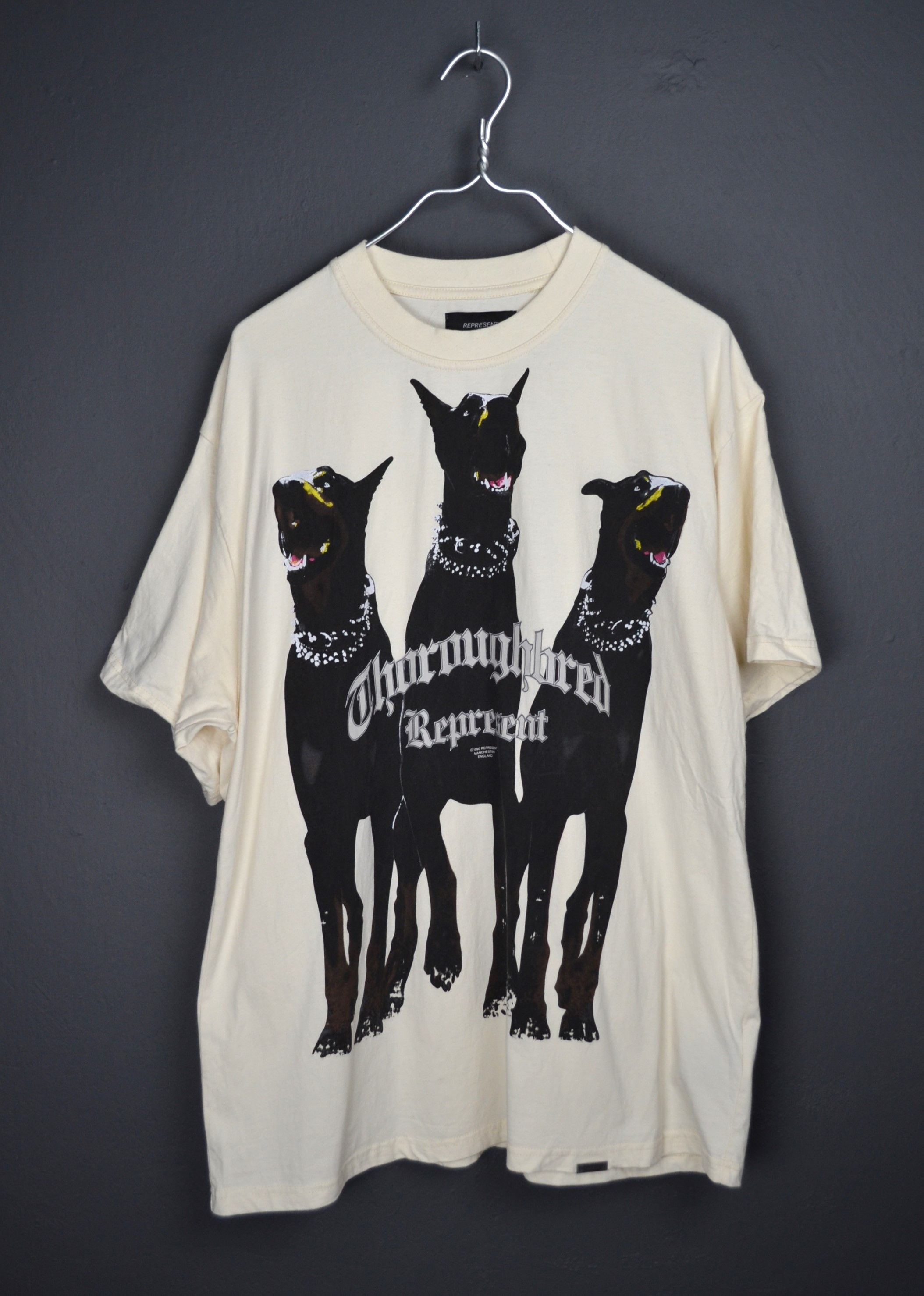 Represent Clo. Iron Maiden Number of Beast cotton and hemp T