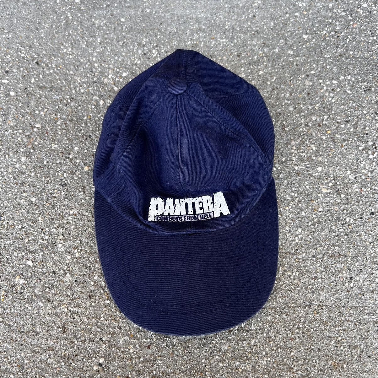Band Tees × Vintage intage 1990 pantera cowboys from hell zip tie hat Size ONE SIZE - 5 Thumbnail
