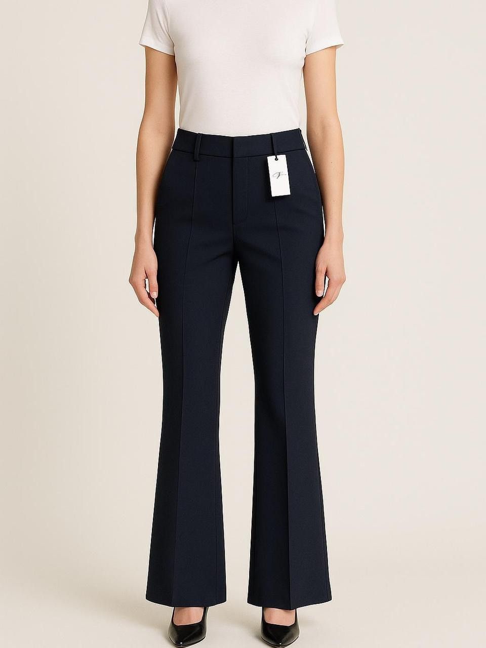 7 For All Mankind 7 For All Mankind Women’s High-Waisted Front Pleat Pants Size 30" / US 8 / IT 44 - 2 Thumbnail