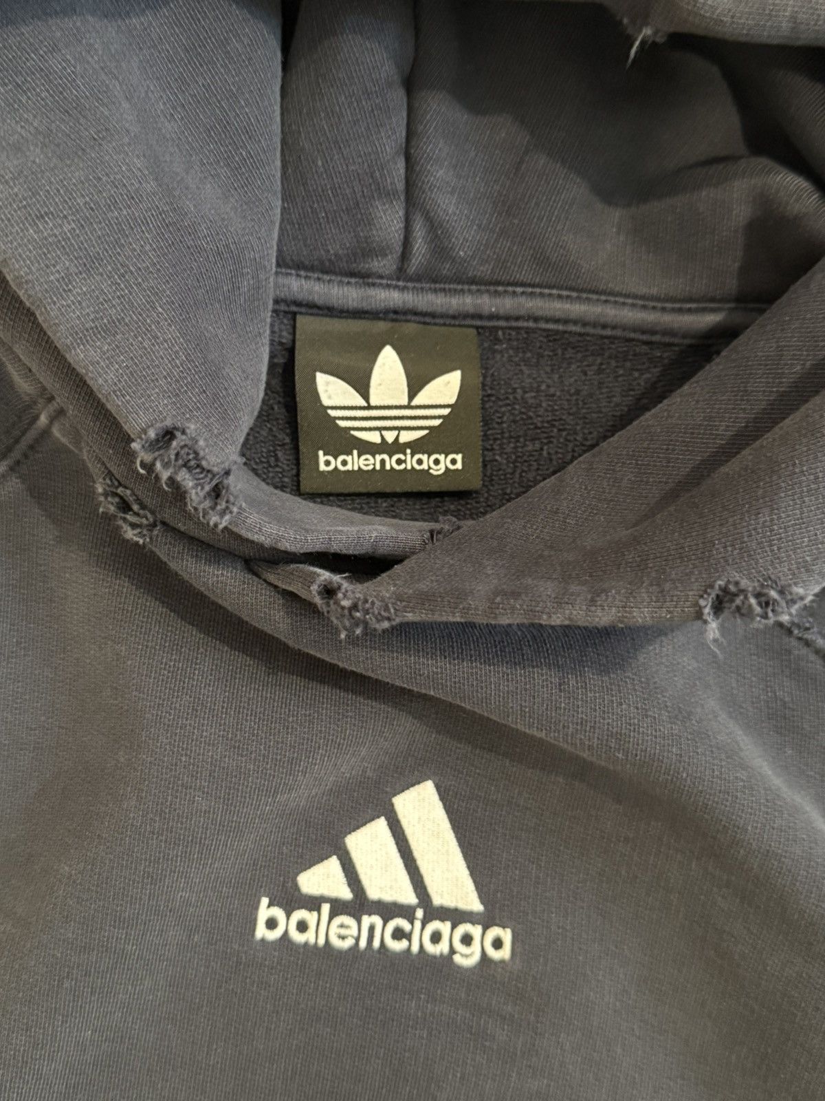 Adidas × Balenciaga Balenciaga Adidas Hoodie Size US S / EU 44-46 / 1 - 4 Thumbnail