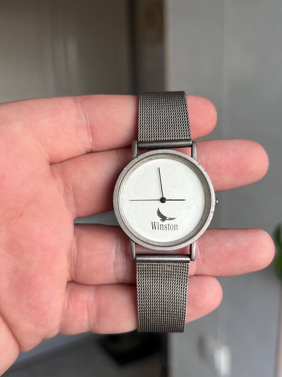 Japanese Brand × Vintage Vintage Japanese style Winston Watch Futuristic Steel Size ONE SIZE - 1 Thumbnail