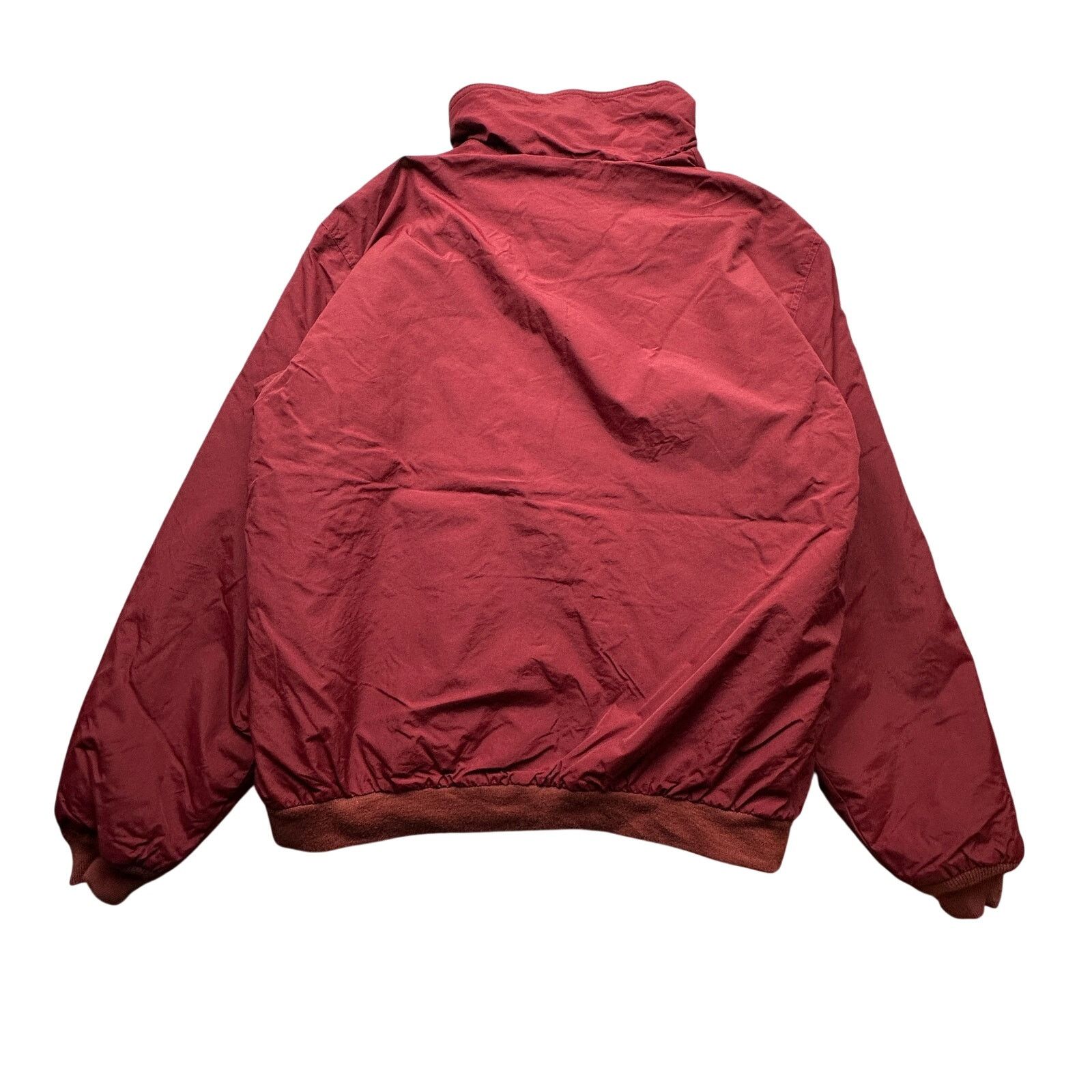 L.L. Bean LL Bean Warm Up Fleece Lined Jacket Mens Large Red Size US L / EU 52-54 / 3 - 1 Thumbnail