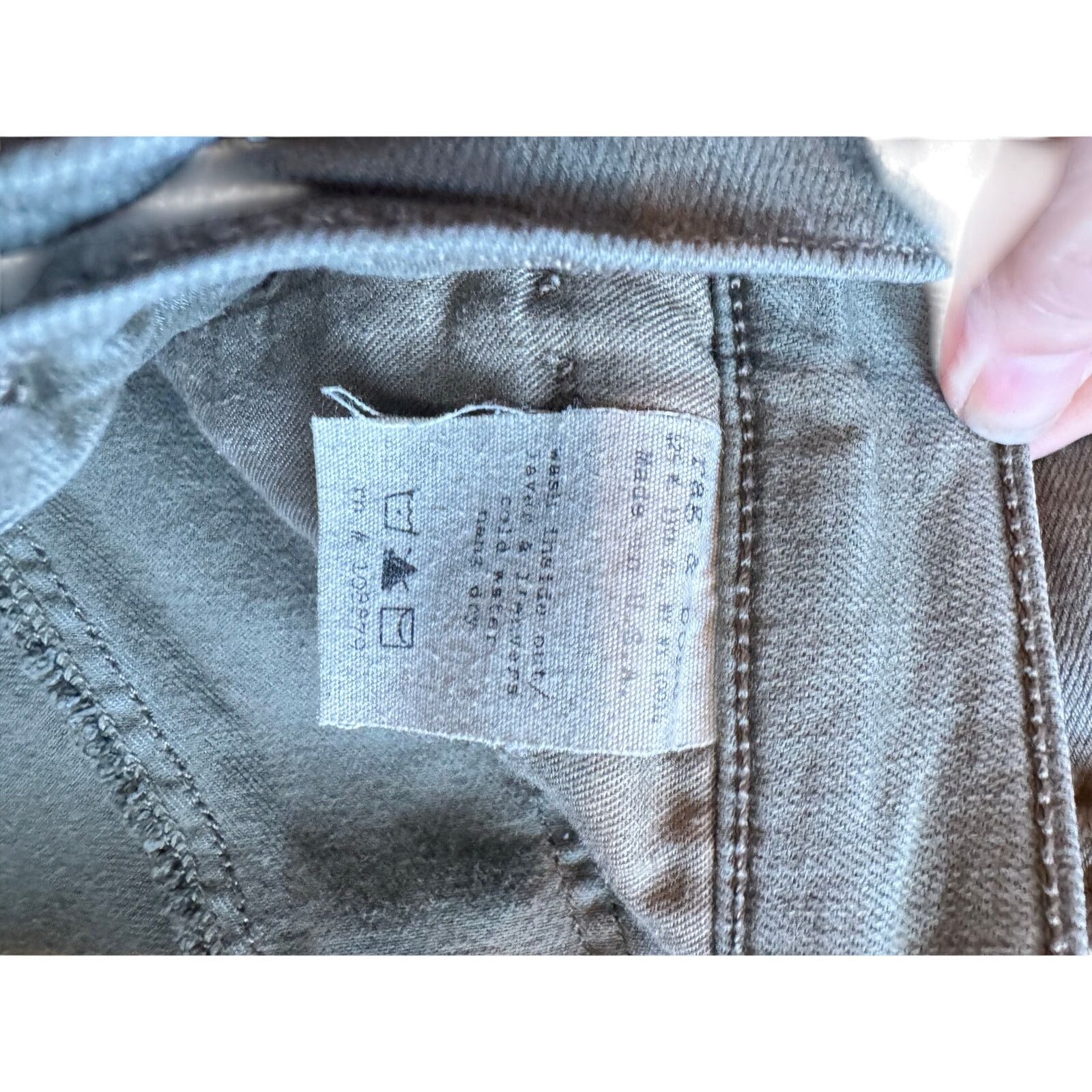Rag & Bone Rag And Bone Army Olive Zipper Green Jeans Size 27" / US 4 / IT 40 - 2 Thumbnail