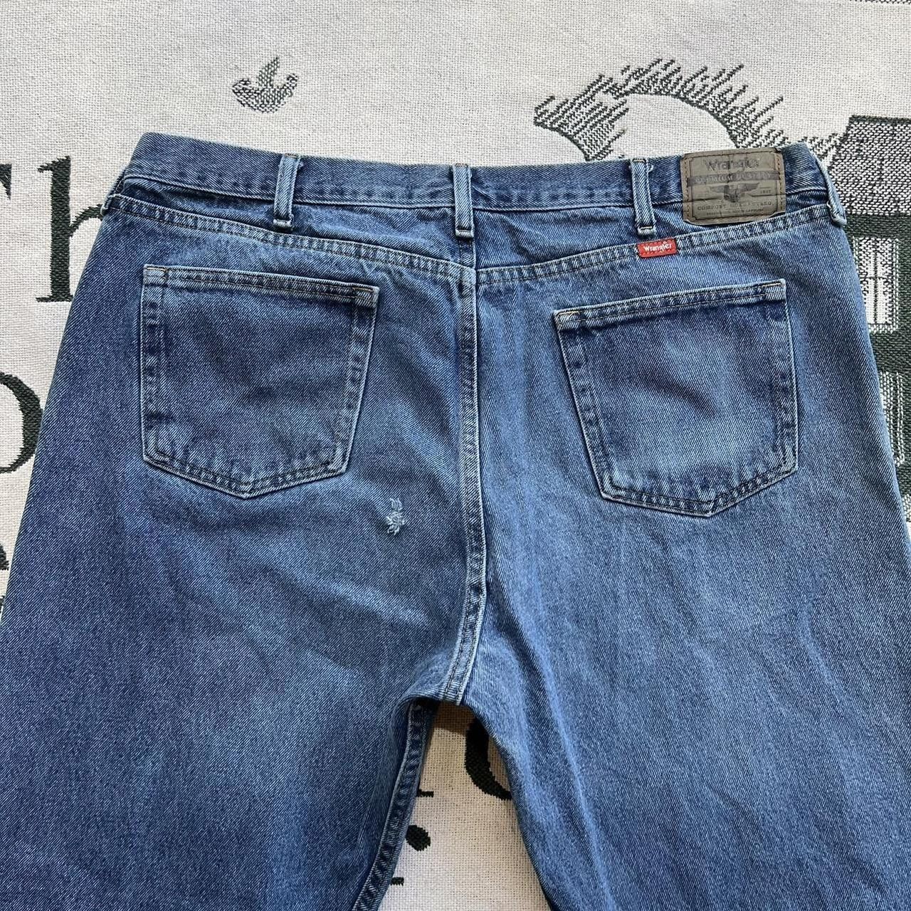 Vintage Vintage Y2K/2000s Baggy Grunge Wrangler Workwear Style Denim Jeans! Size US 42 / EU 58 - 7 Thumbnail