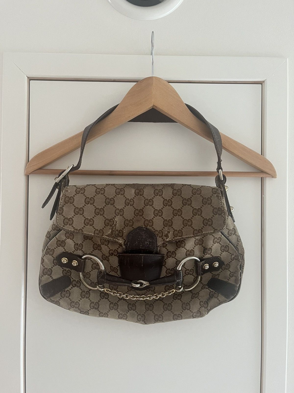 Gucci Tom ford for Gucci horse bit GG jacquard bag Size ONE SIZE - 1 Thumbnail