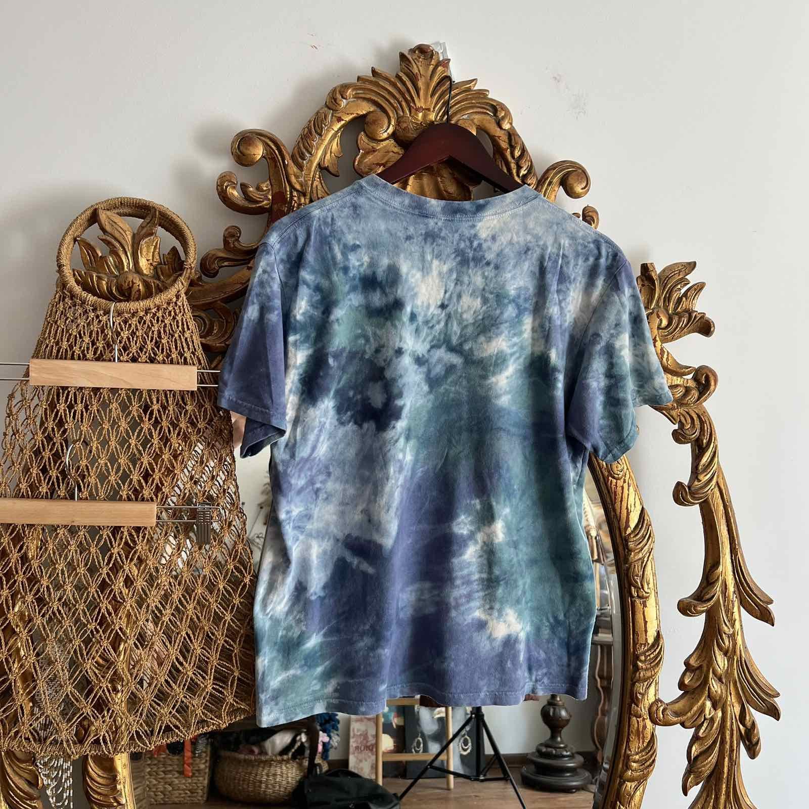 Jimi Hendrix × Liquid Blue 2000’s Liquid Blue Jimmy Hendrix Blue Tie Die Tee Size US M / EU 48-50 / 2 - 2 Thumbnail