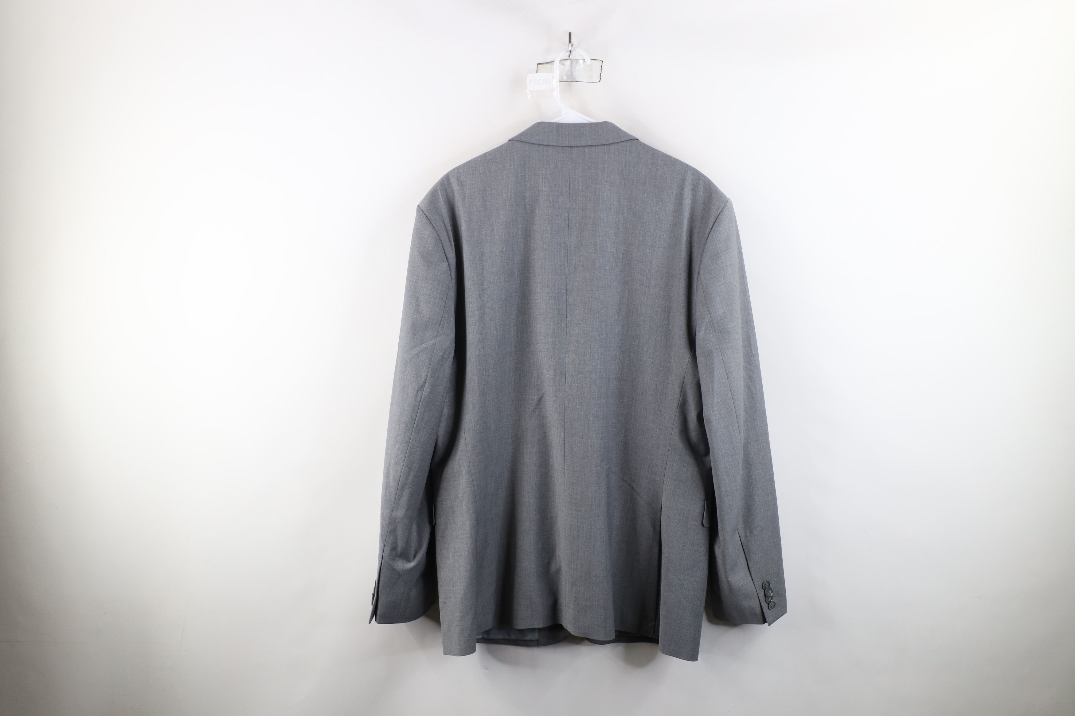 Express × Vintage Express Fit Performance Stretch Chambray Blazer Suit Jacket Size US XXL / EU 58 / 5 - 13 Thumbnail