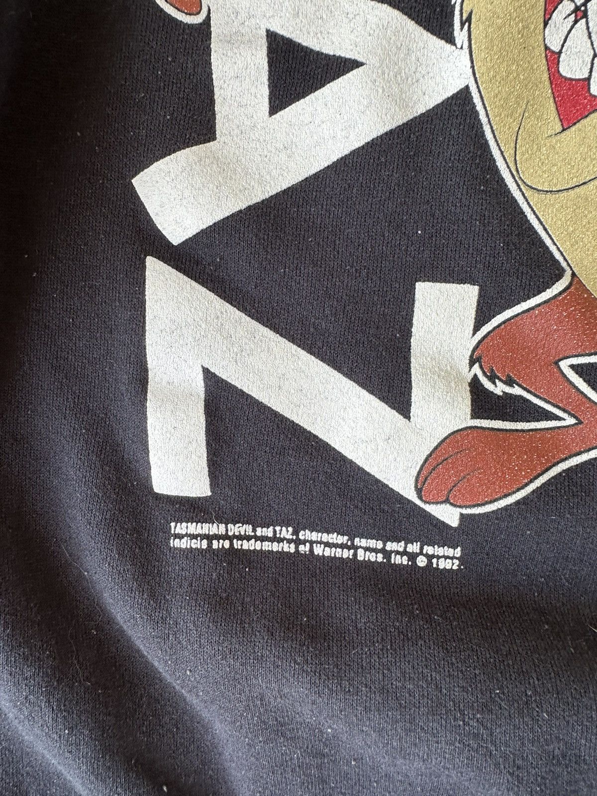 Vintage 90s Taz Wisconsin Graphic Sweatshirt Size US XL / EU 56 / 4 - 5 Thumbnail