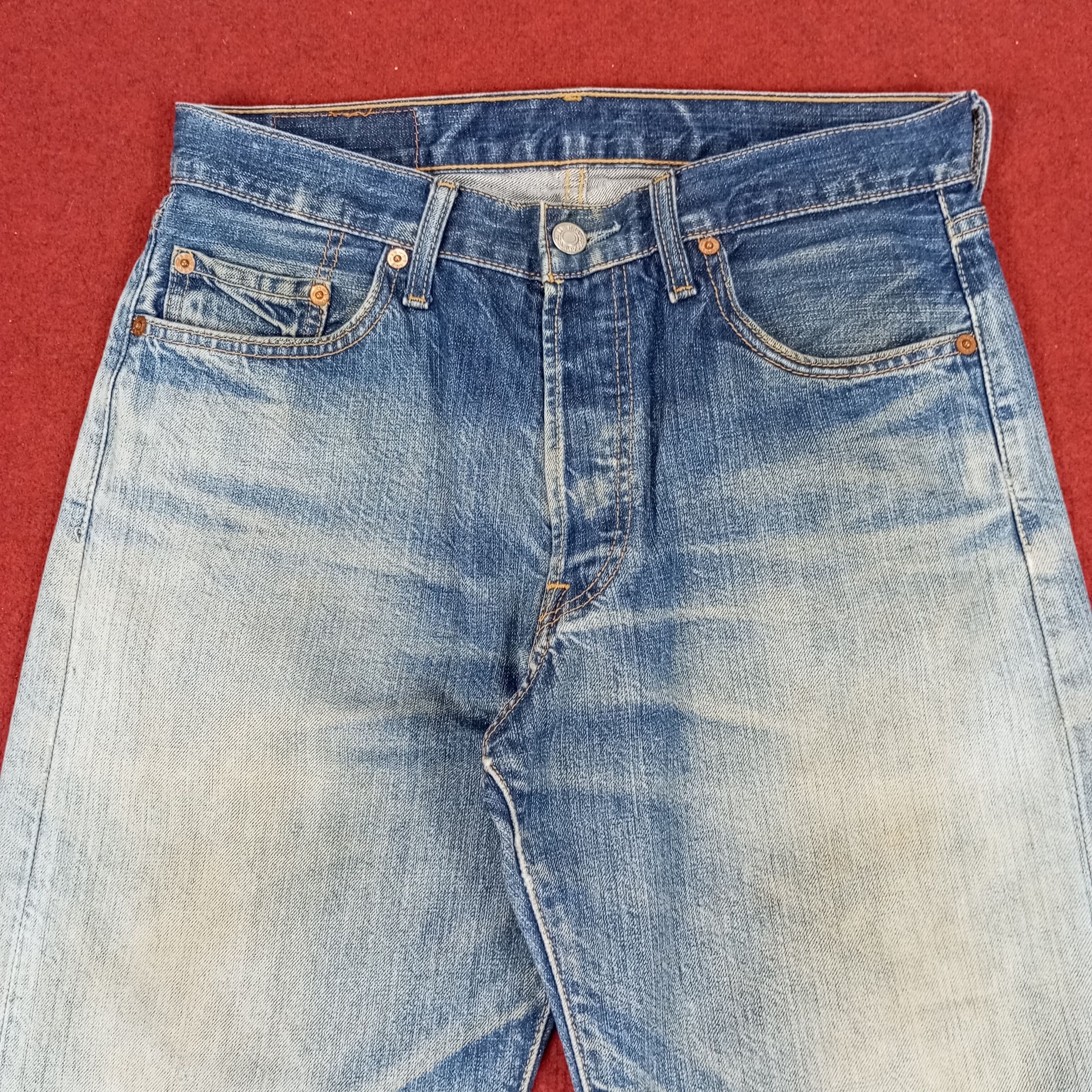 Levi's × Vintage Levis 501 Distressed Jeans Streetwear Style Size US 29 - 5 Thumbnail