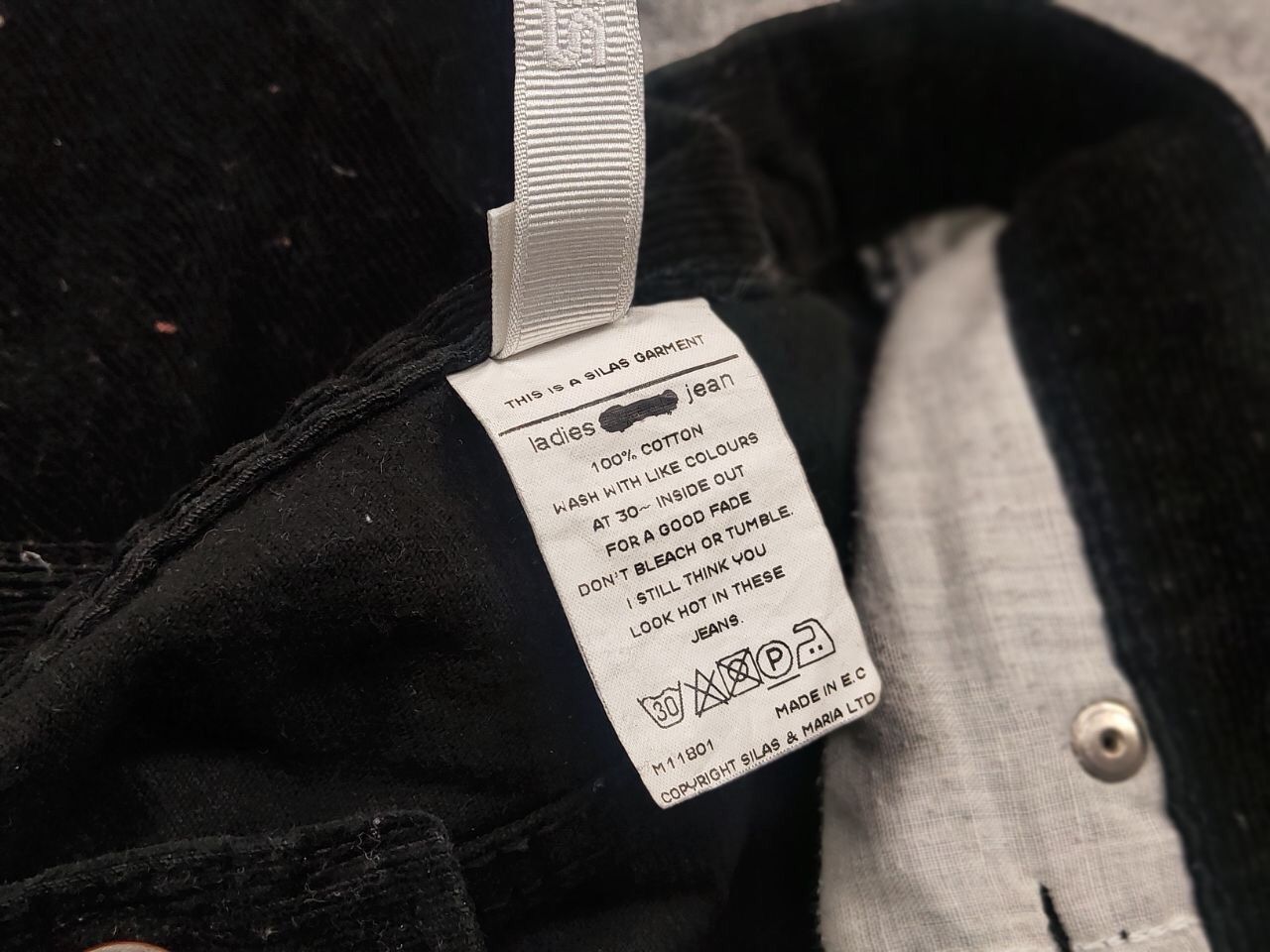 Other Rare Silas Japan Design Black Trousers Corduroy Pants Size US 34 / EU 50 - 18 Thumbnail