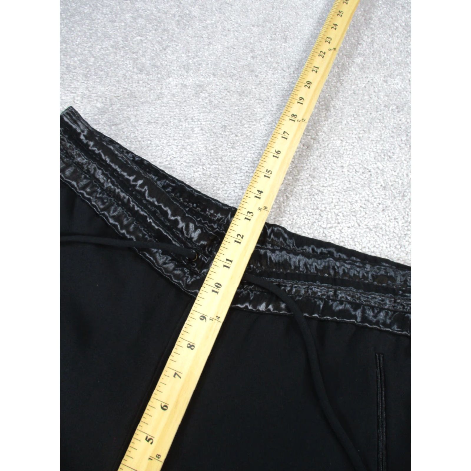 Rag & Bone rag & bone Pants Womens M Black Crepe Drawstring Taper Leg Ankle - Womens Size 32" / US 10 / IT 46 - 6 Thumbnail