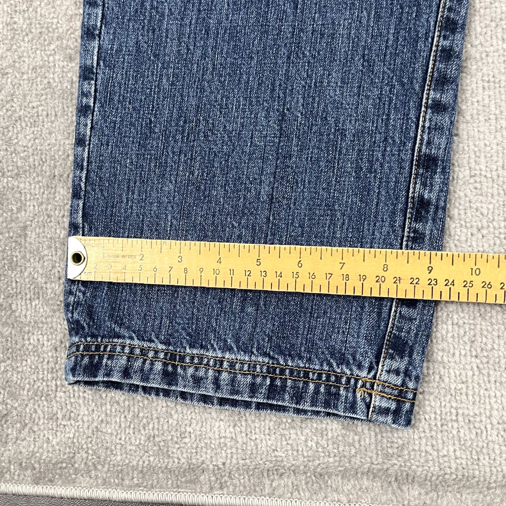 Denime VINTAGE Pepe Jeans London Wide Leg Jeans Mens 32x32 Blue Denim Hip Hop Y2K Size US 32 / EU 48 - 7 Thumbnail