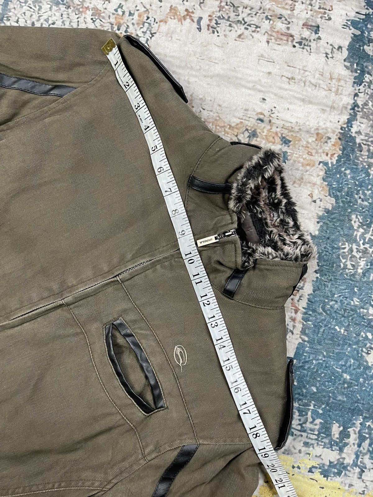 Japanese Brand Impala Fur Edge Trim Camo Graphic Zipper Rider Jackets Size US M / EU 48-50 / 2 - 11 Thumbnail