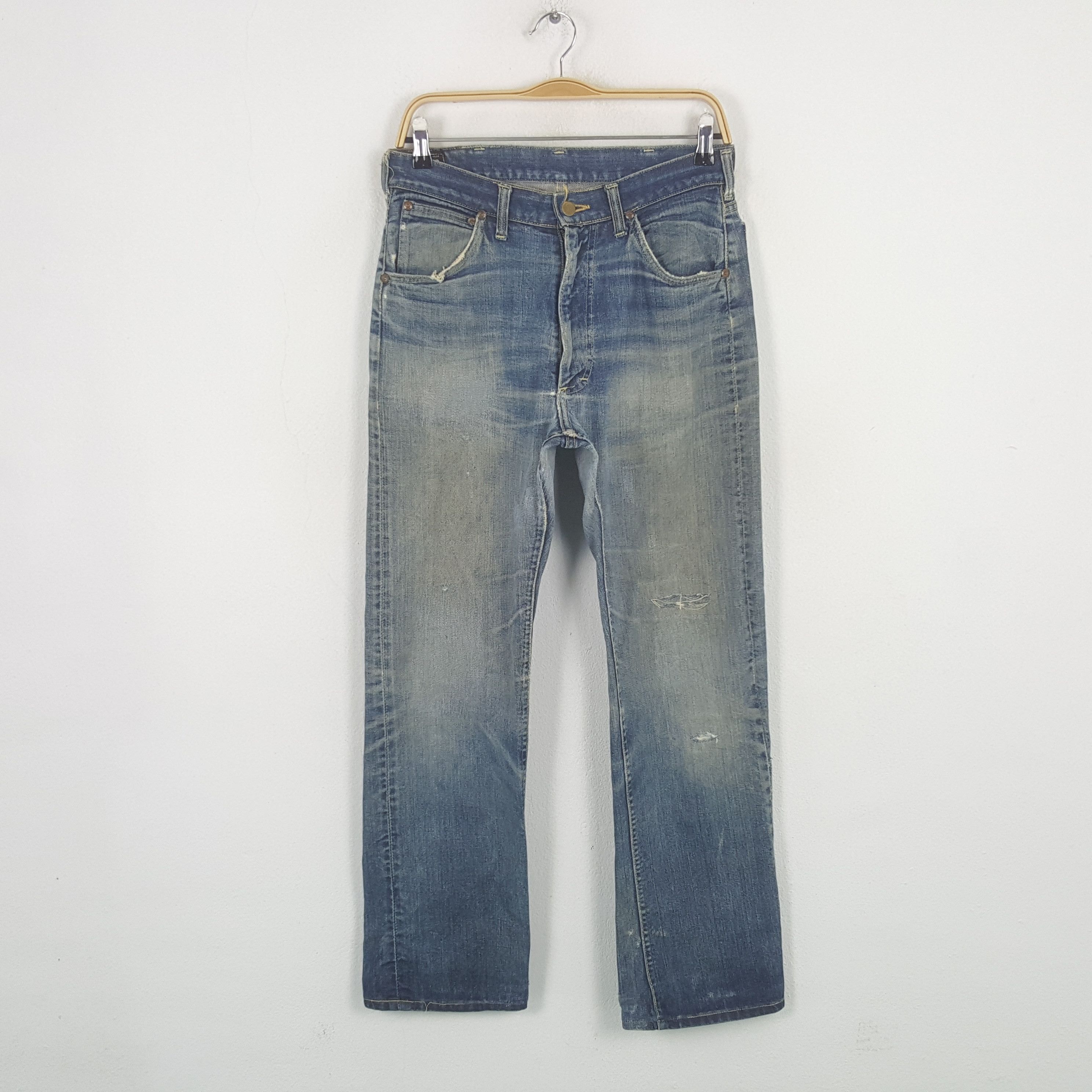 Lee Vintage 90's Lee Riders American Distressed Denim Jeans RR14 Size US 29 - 1 Thumbnail