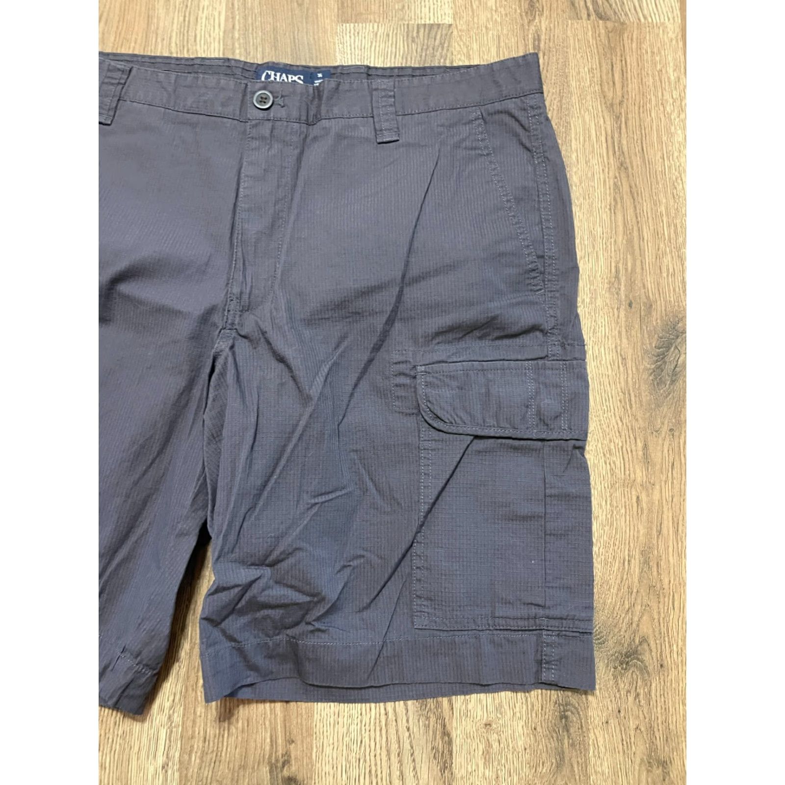 Chaps Chaps Shorts Men's 36 Gray Cargo Shorts Pockets Casual Regular Inseam 9 in Size US 36 / EU 52 - 4 Thumbnail