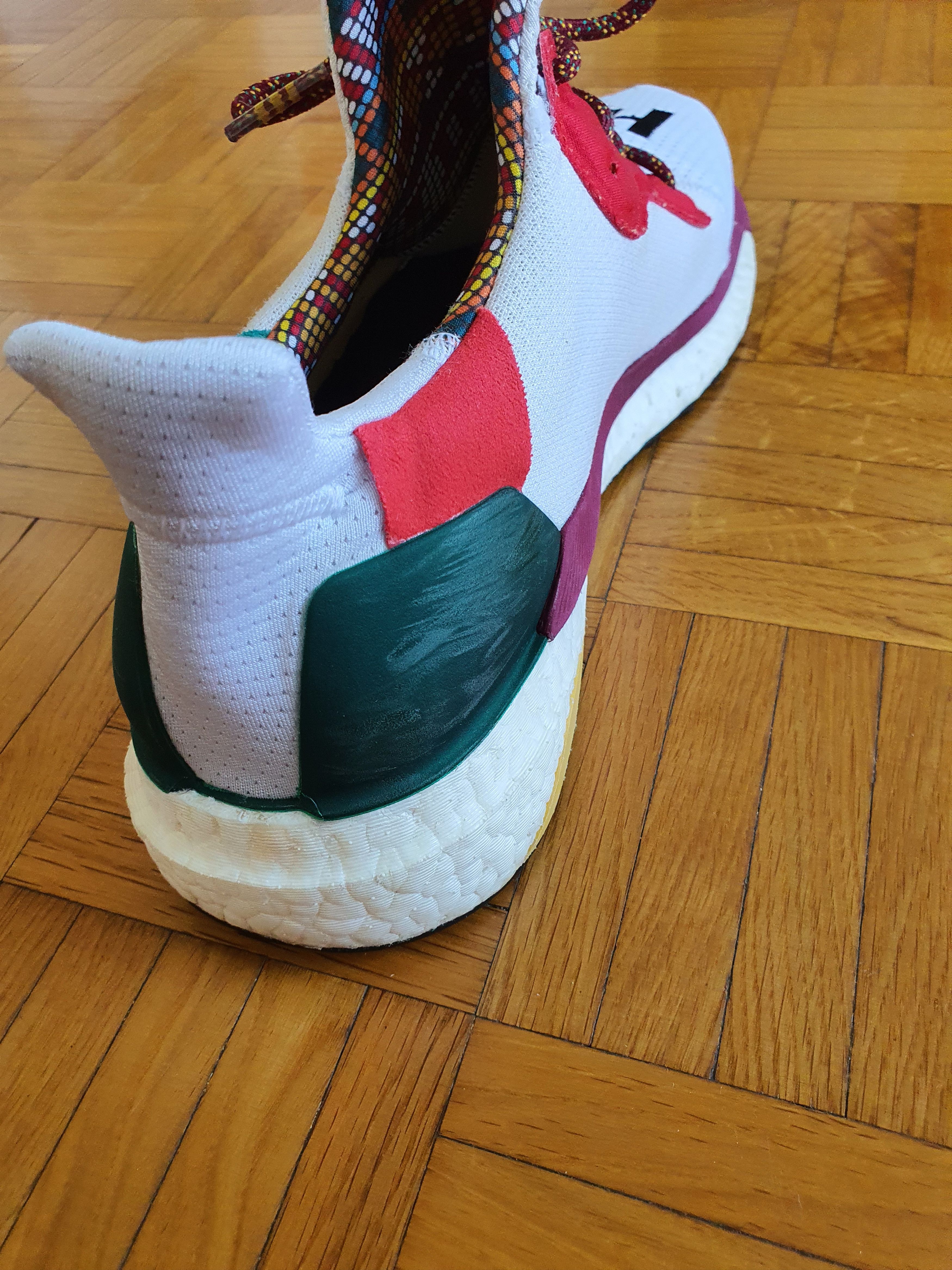 Adidas × Pharrell SOLAR GU GLIDE BOOST (White, BB8044) - US 14, EU 49.3, 32 cm Size US 14 / EU 47 - 12 Thumbnail