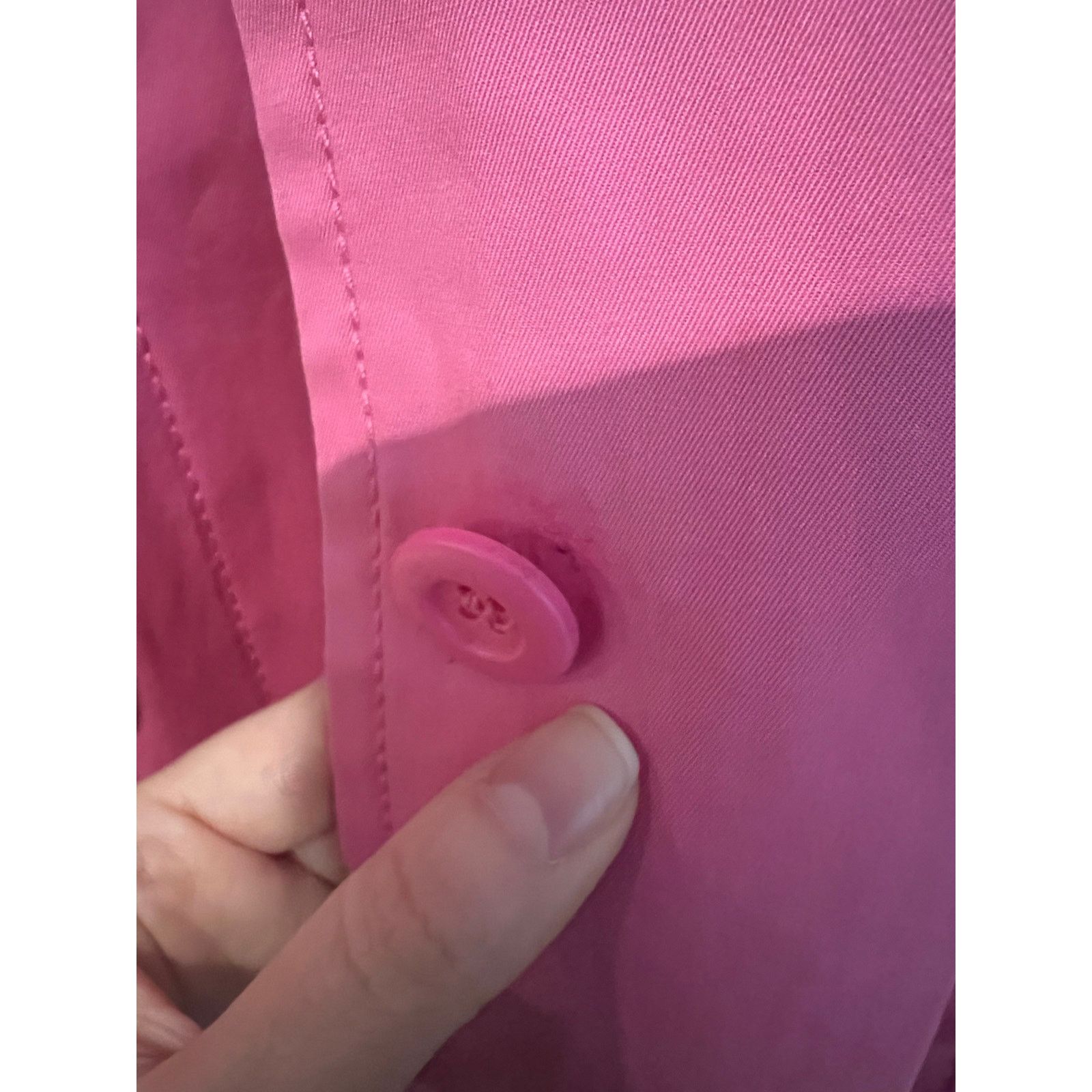 Max Mara Max Mara Weekend Barbie Bubblegum Pink Belted Trench Coat Size M / US 6-8 / IT 42-44 - 11 Thumbnail