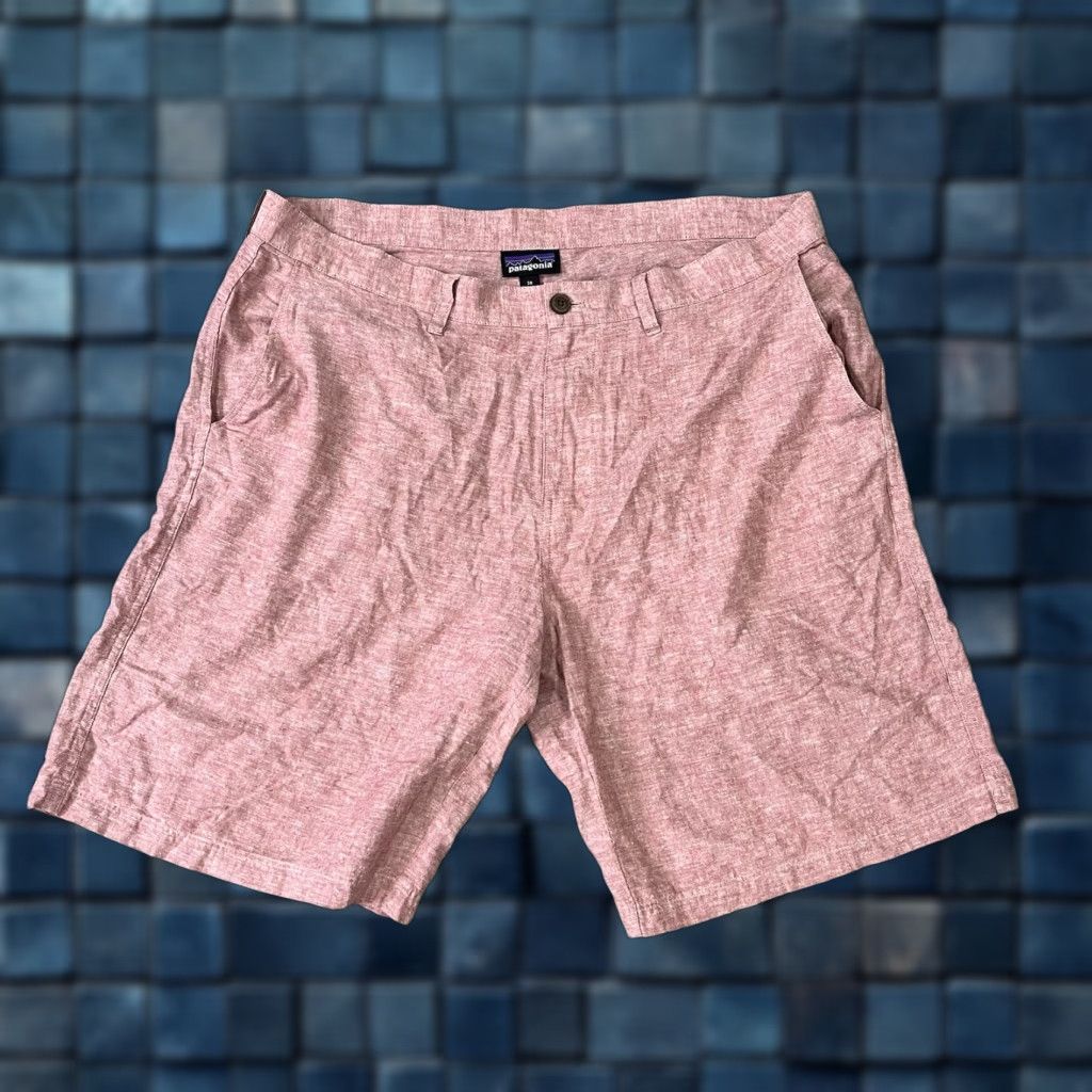 Patagonia Patagonia Lightweight Shorts Men 38 Blue Hemp Organic Cotton Chino Casual Salmon Size US 38 / EU 54 - 1 Thumbnail
