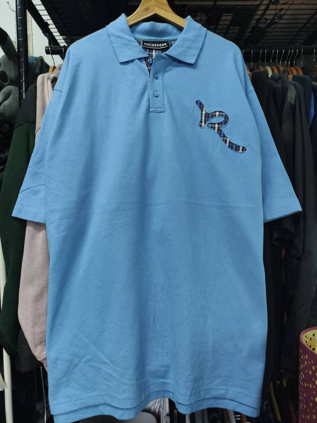 Rocawear Vtg 00's Rocawear Logo Polo Shirt Size US XL / EU 56 / 4 - 2 Thumbnail