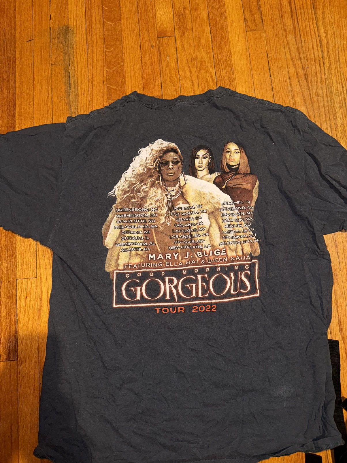 Band Tees × Rap Tees × Vintage Mary J Blidge tour tee Size US XL / EU 56 / 4 - 2 Thumbnail