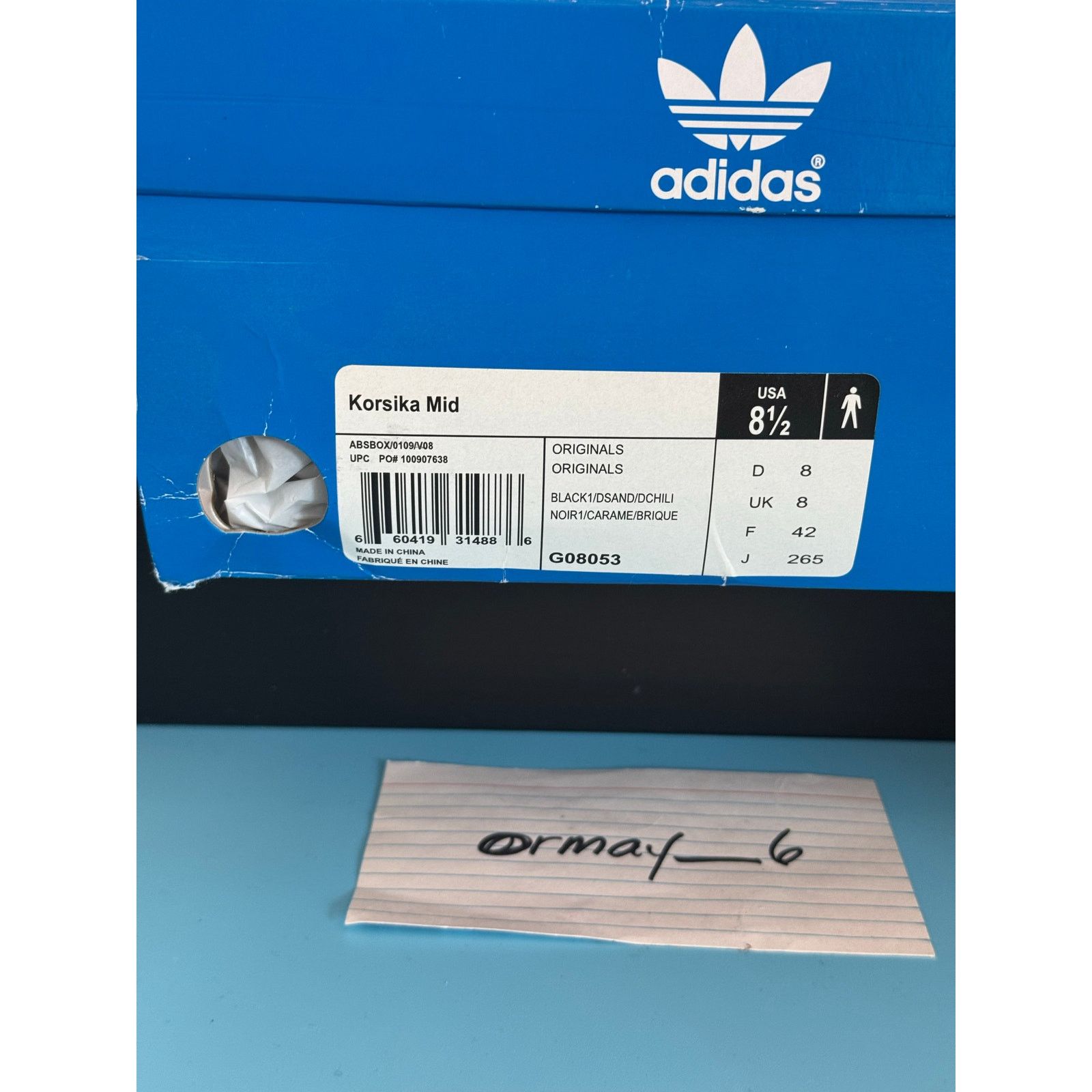 Adidas adidas Originals Men's Korsika Mid Sneaker m8.5 w10 Size US 8.5 / EU 41-42 - 9 Thumbnail