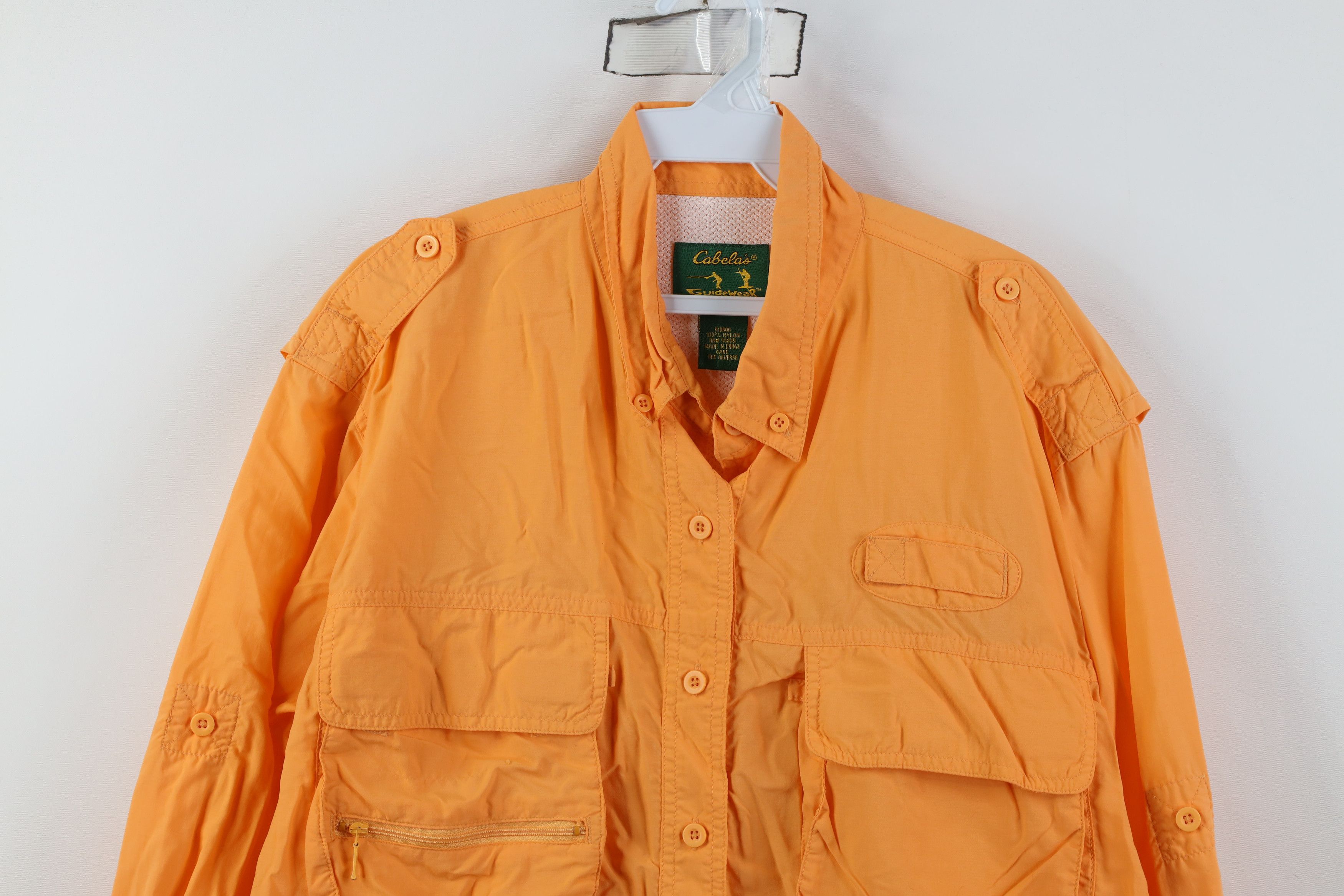 Cabelas Vintage Cabelas Guidewear Safari Bush Trekking Button Shirt Size L / US 10 / IT 46 - 2 Thumbnail